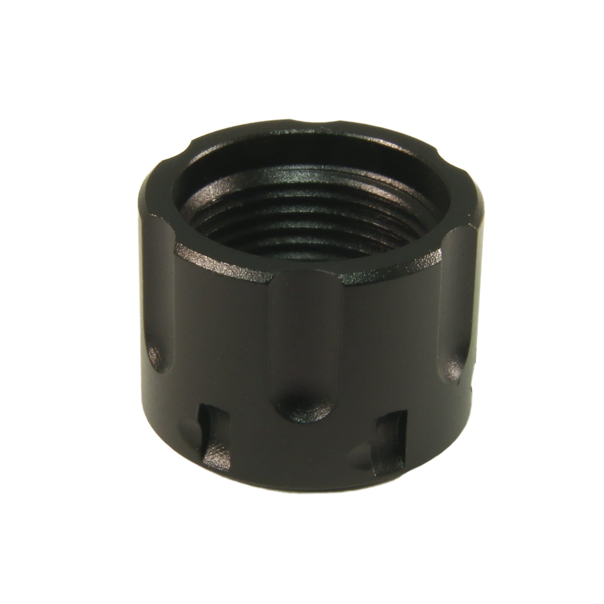 1/2X28 Revolver Cylinder Thread Protector, Black