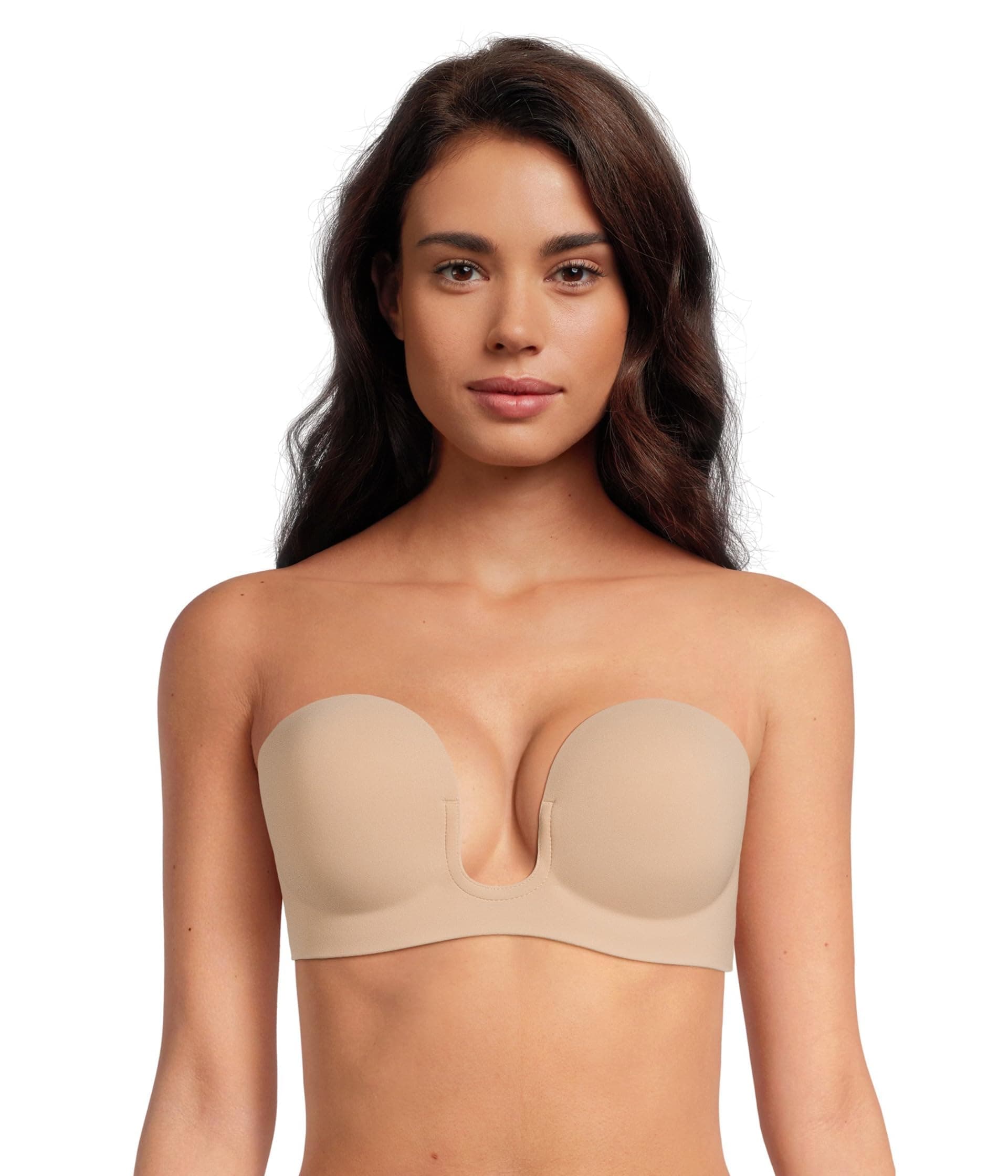 Voluptuous U Plunge Backless Strapless Bra