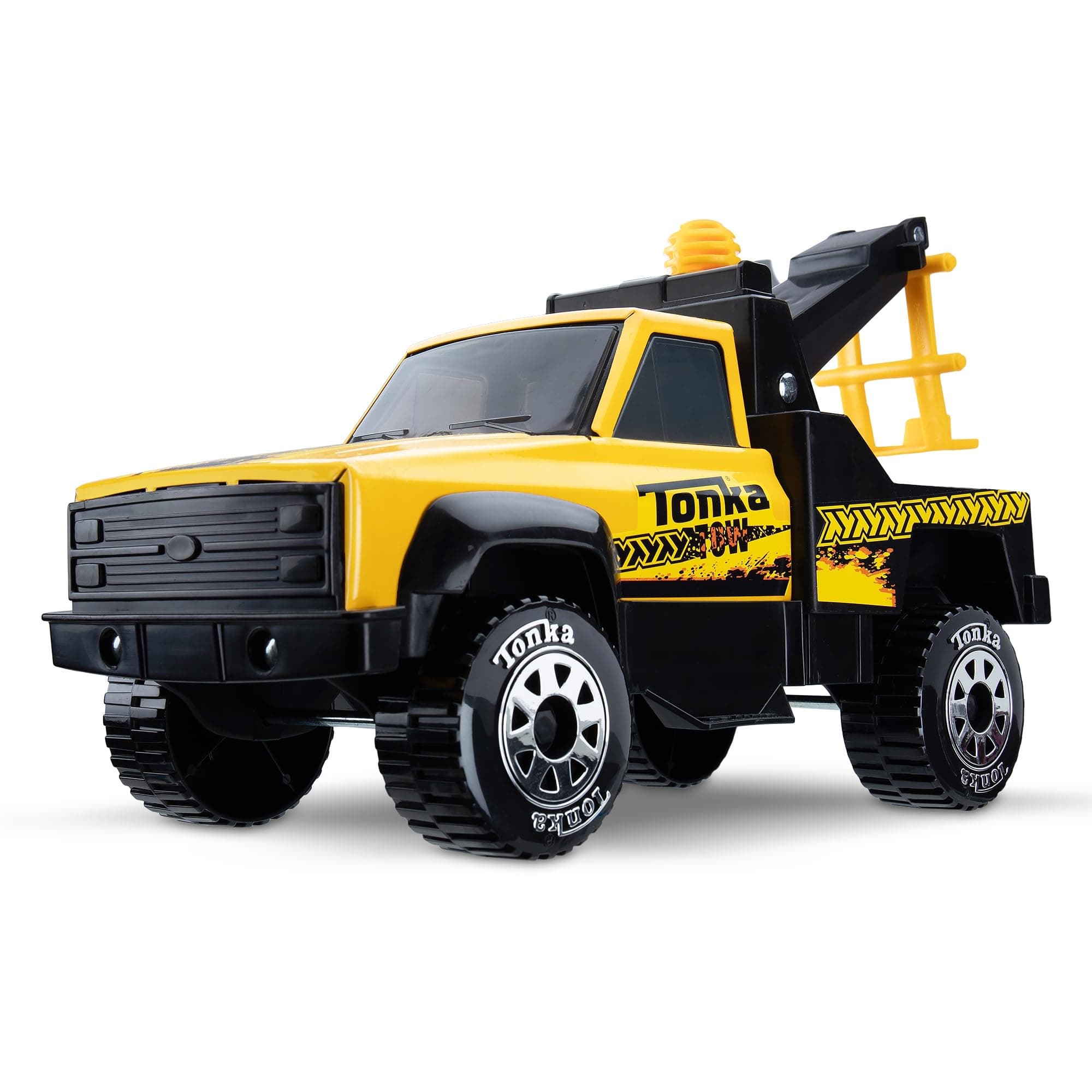 Tonka Steel Classics | Tow Truck | Kids Construction Toys for Boys and Girls, Vehicle Toys for Creative Play, Motor Skill Development for Kids Ages 3+ | Basic Fun 06117 FFP