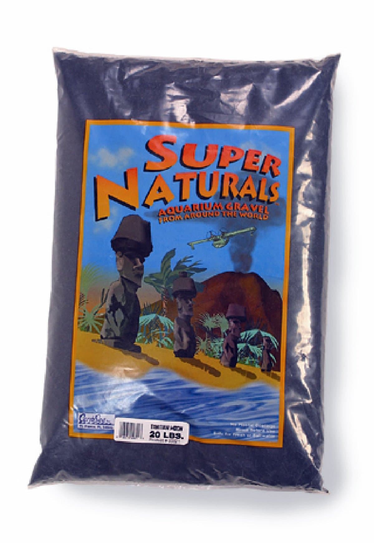 Carib Sea ACS00821 Tahitian Moon Sand for Aquarium, 20-Pound, Black