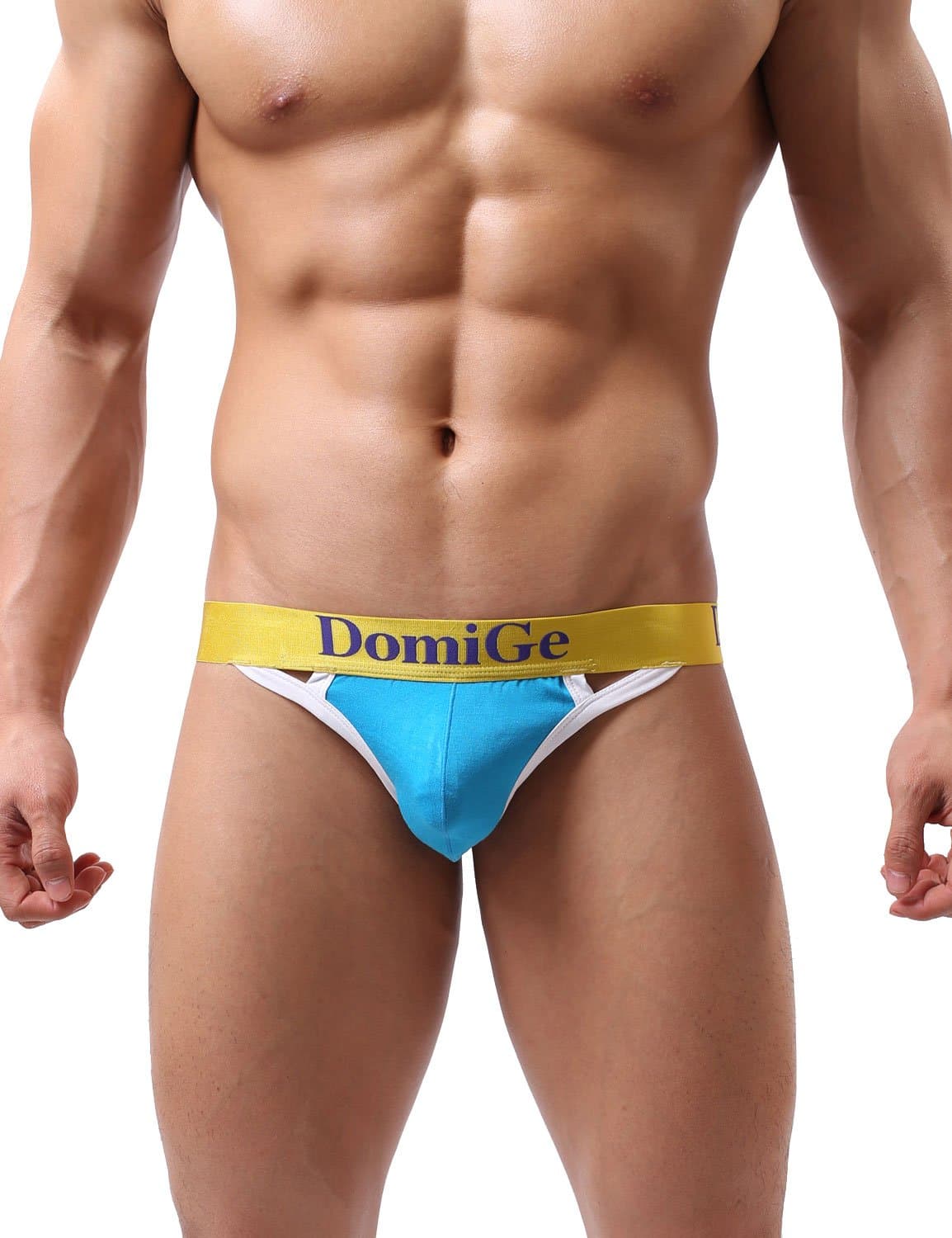 DomiGe Mens Modal Low Rise Sexy Brief Jock G-string Underwear