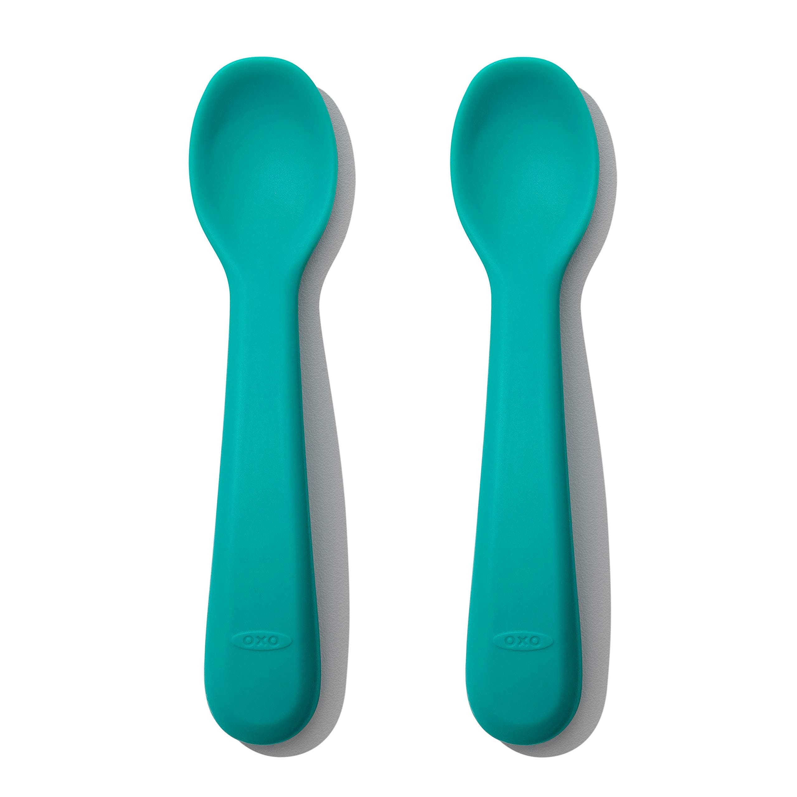 OXO TOT SILICONE SPOON - 2 PACK - TEAL
