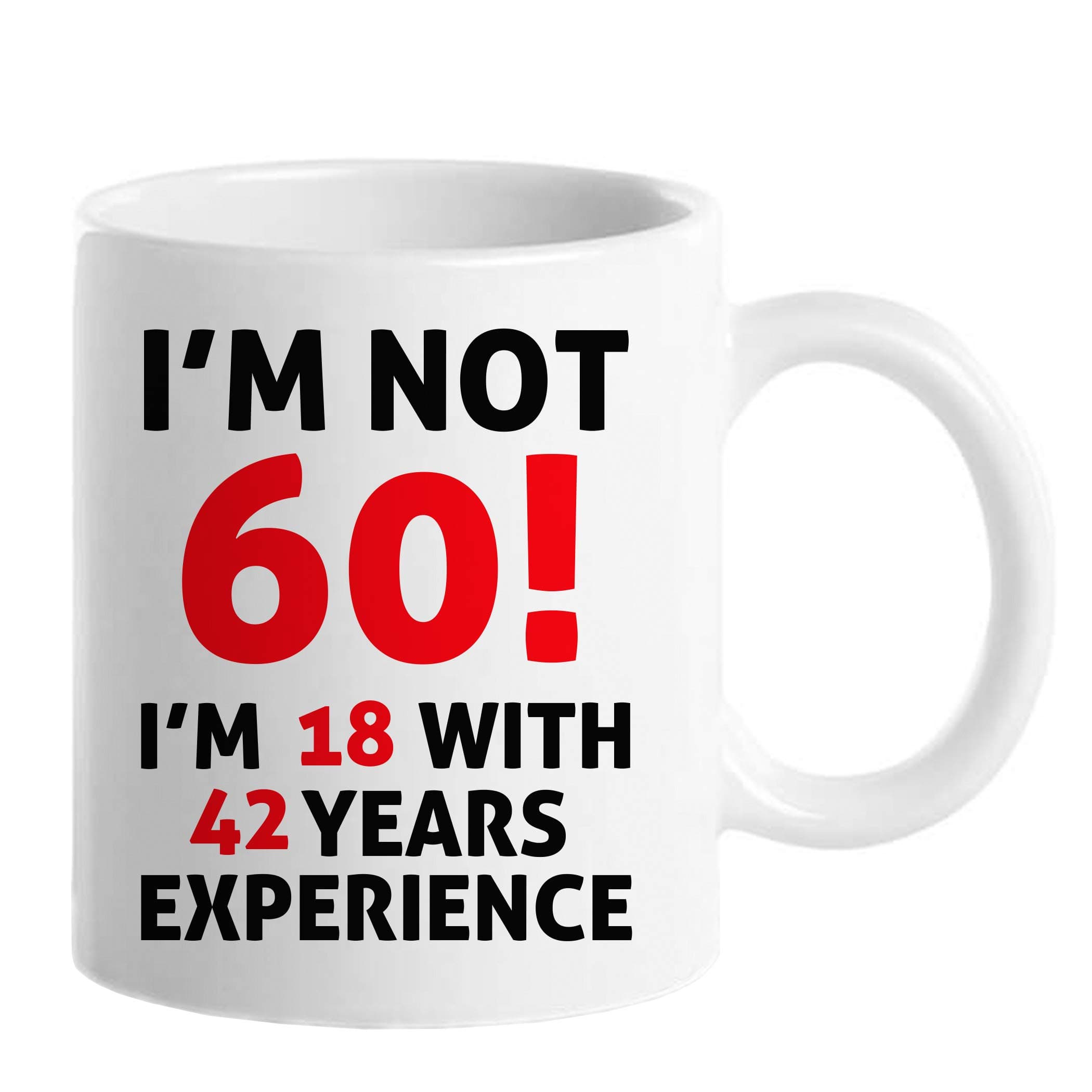 60th Birthday Gifts for Women, Funny 60 Year Old Gift Coffee Mug, 1961 60th Birthday Mugs for Her, Mom, Aunt, Wife, Sister, Grandma, Friend, 11 oz Tea Cup