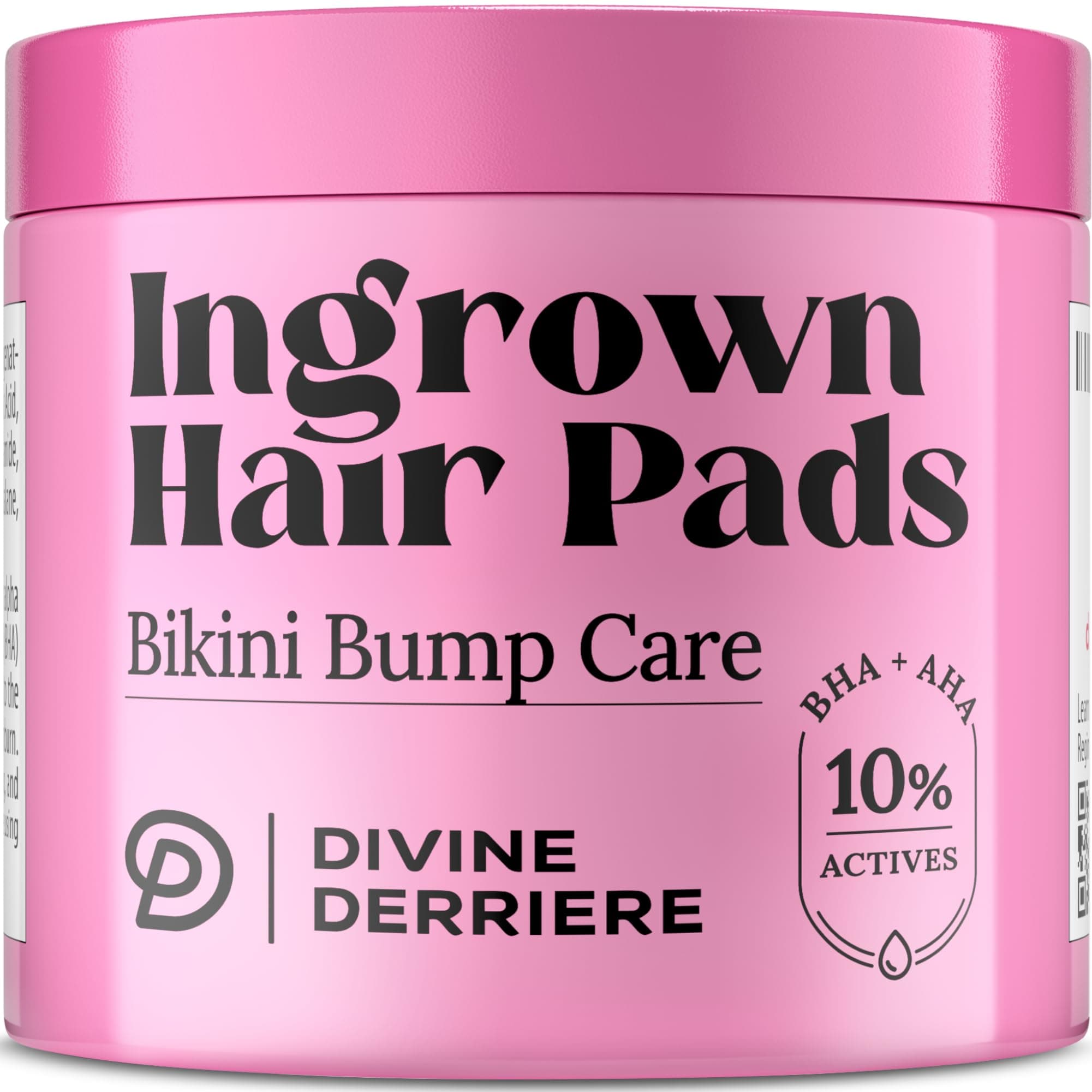 Ingrown Hair Treatment Pads (Razor Bump Stopper) After Shave Solution To Eliminate Hairs And Razor Burns - For Men Women