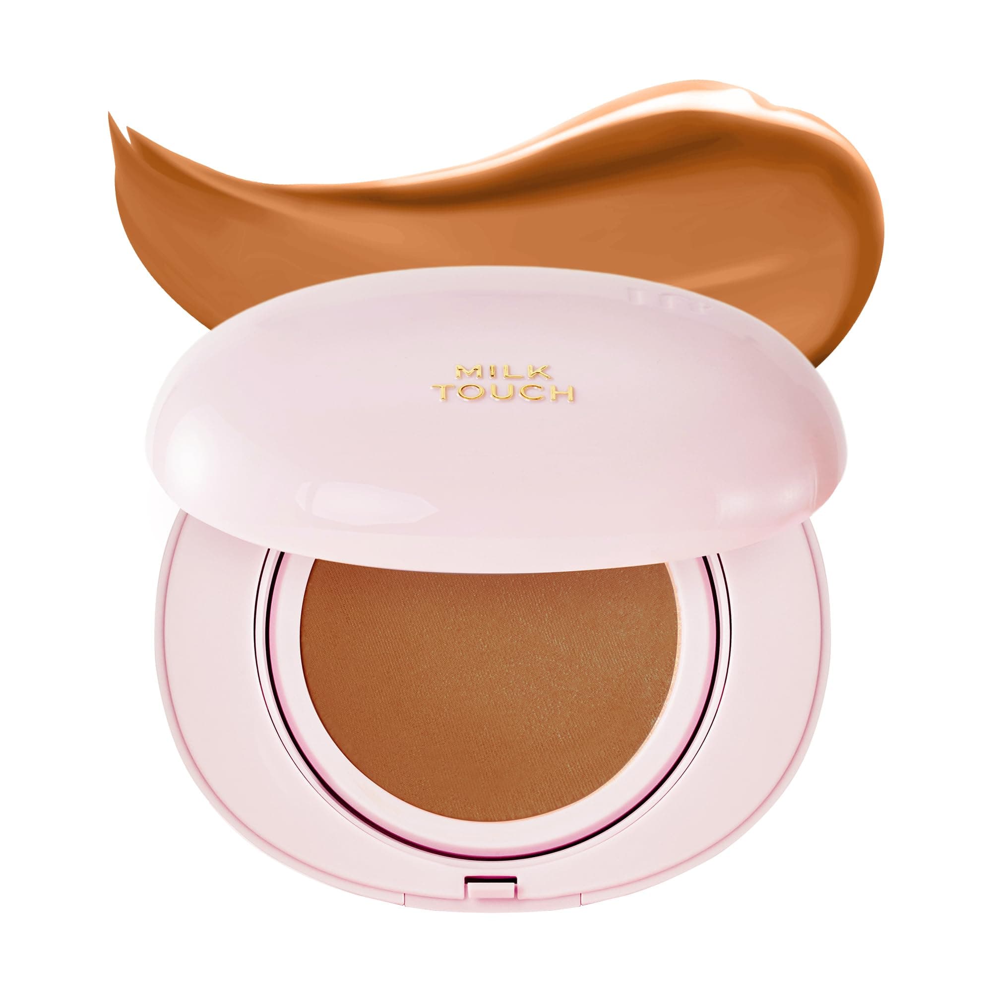 milktouch Cushion Foundation, 24H Flawless Skin, Radiant Shine, No Oxidation, Long-Lasting, Non-Creasing, 60% Hydrating Skincare Infused Korean, Stocking Stuffers, Christmas Gifts (33C Cinnamon)