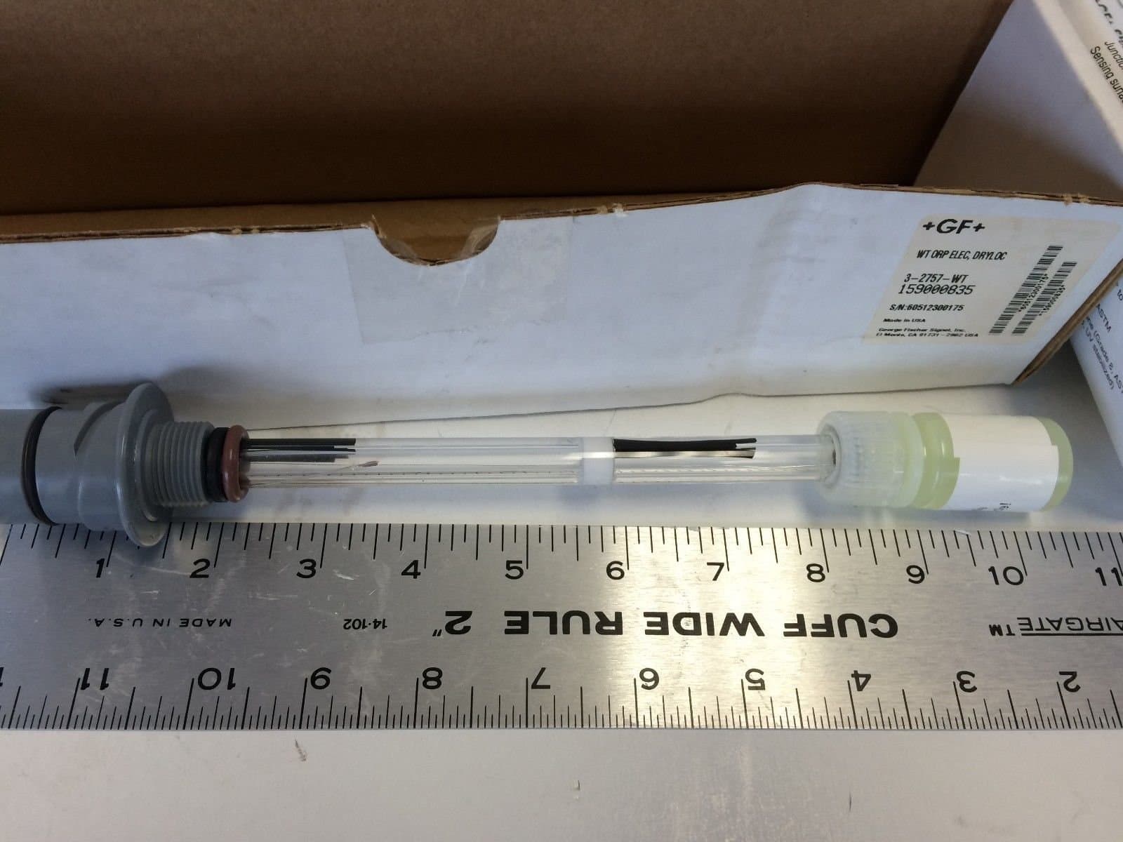 NEW GEORGE FISCHER SIGNET ORP ELECTRODE, WET-TAP, PLASTIC 3-2757-WT BQ