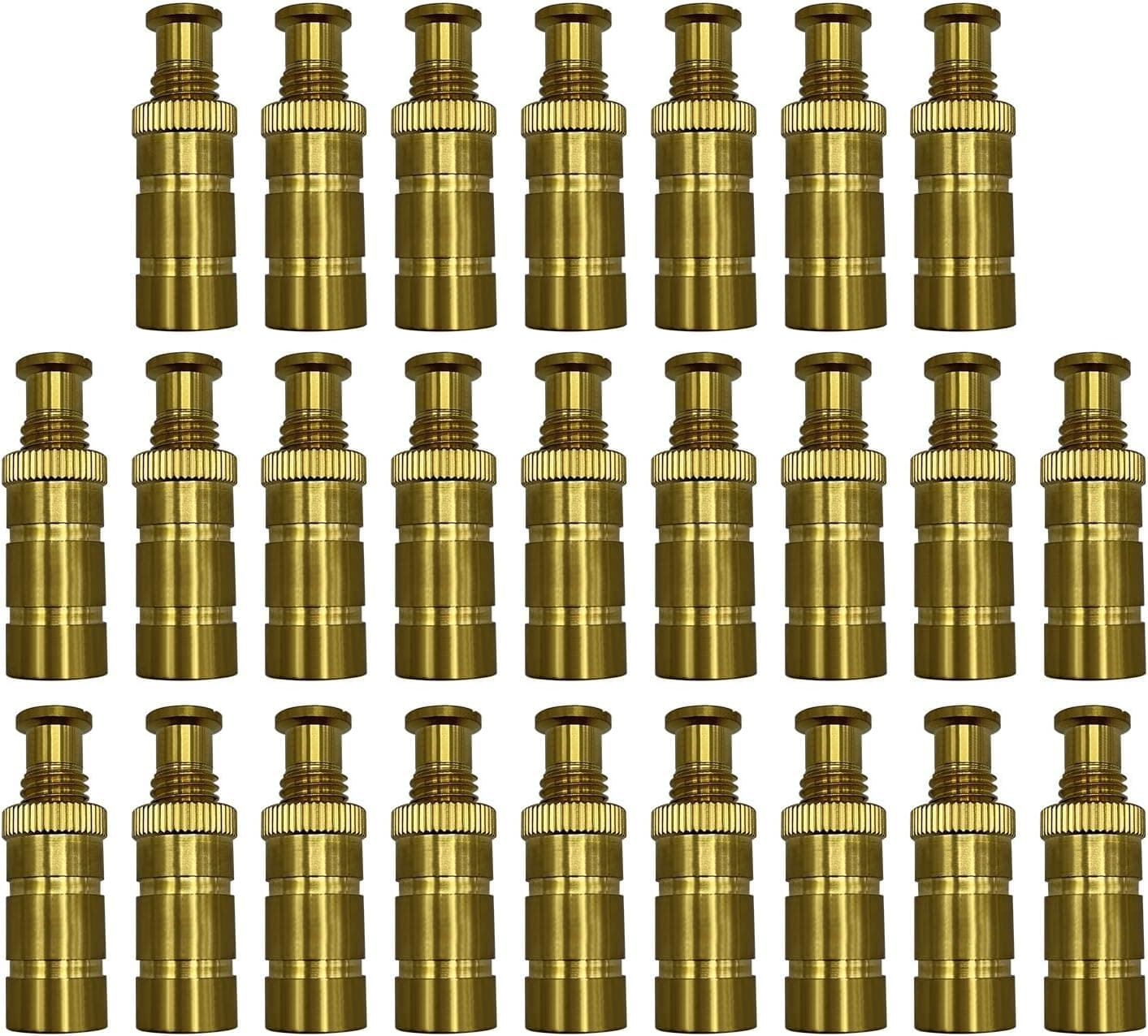 Poolzilla Pool Safety Cover Brass Anchors for Concrete and Pavers - 25 Pack Universal Fit