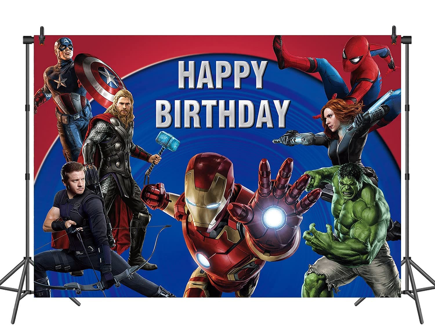 GCH Superhero Party Supplies Backdrop Superhero Theme Photography Background for Boys Baby Shower Birthday Cake Table Party Decorations Background 5x3FT