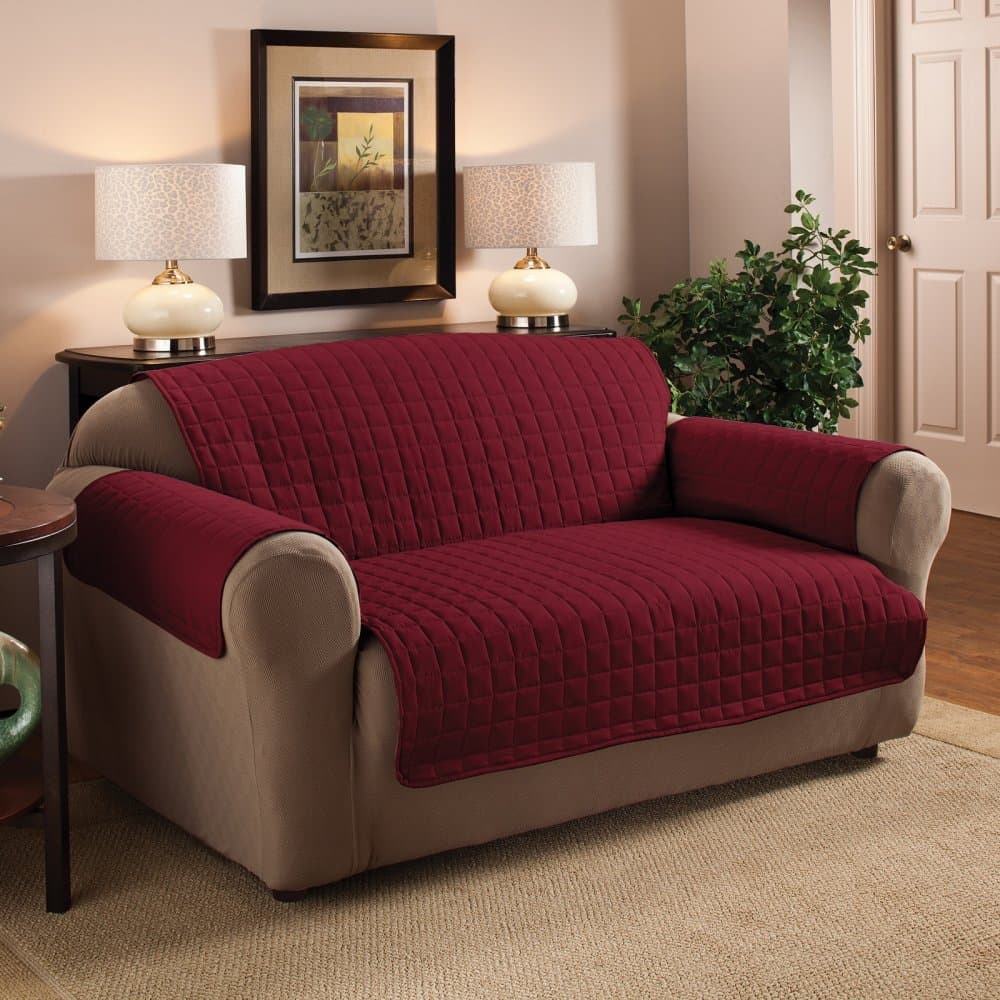 Sofa Cover Color: Red