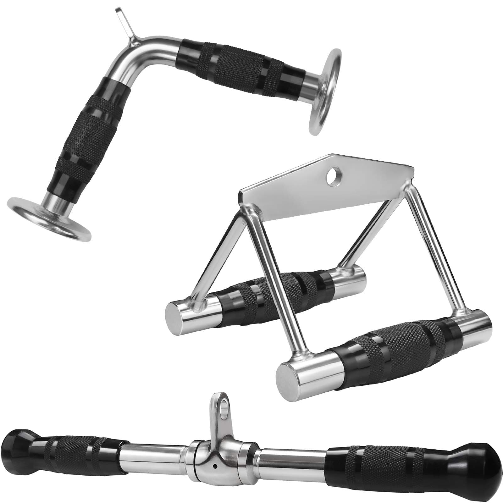 A2ZCARECable Machine Accessories for Weight Lifting, LAT Pull Down Attachment, Cable Attachments for Gym