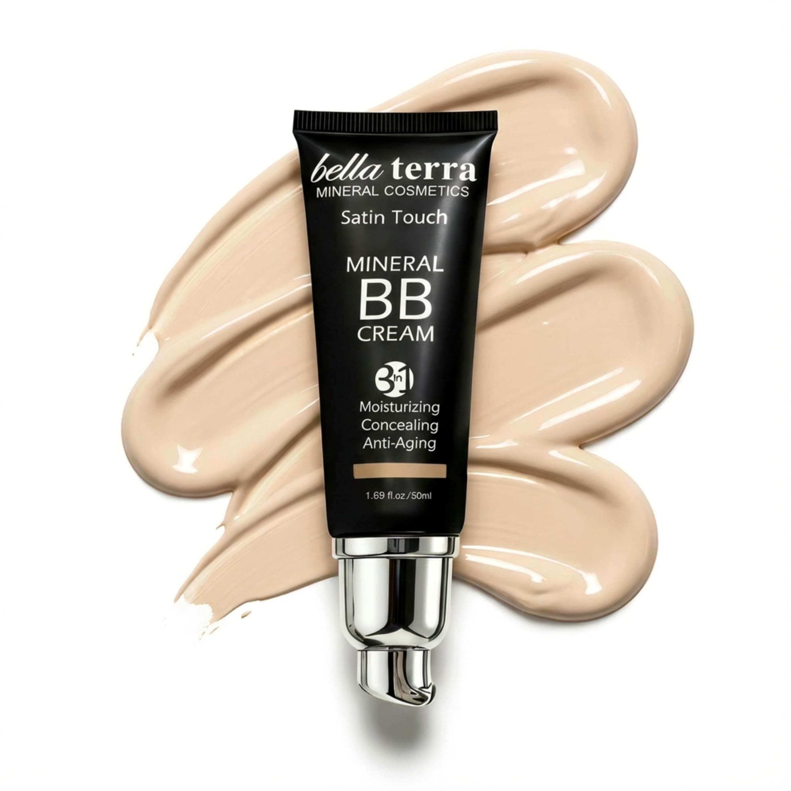 Bellaterra Cosmetics BB Cream – Tinted Moisturizer & Mineral Foundation Makeu...