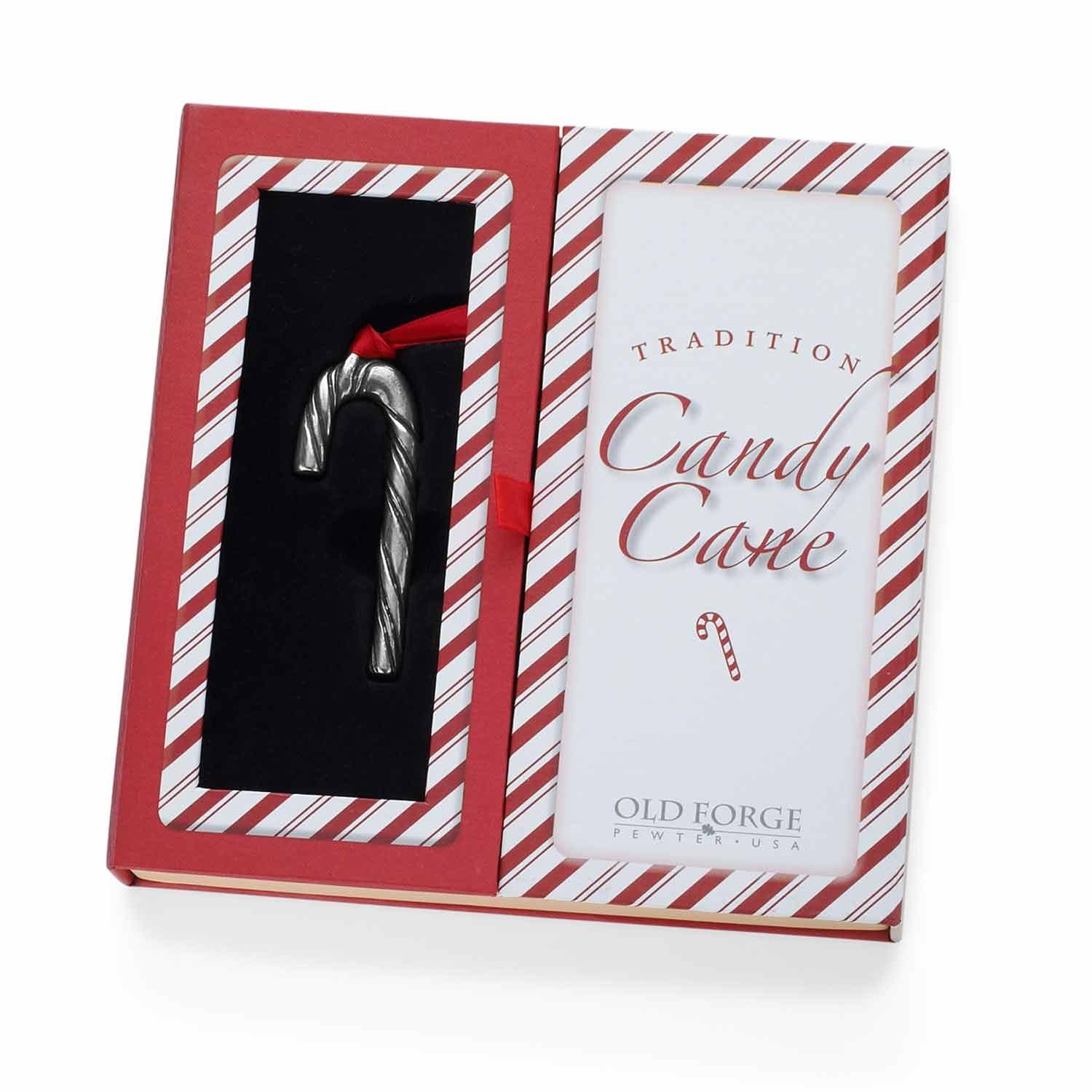 Wendell August Candy Cane Ornament, Metal, Handmade in The USA Forge