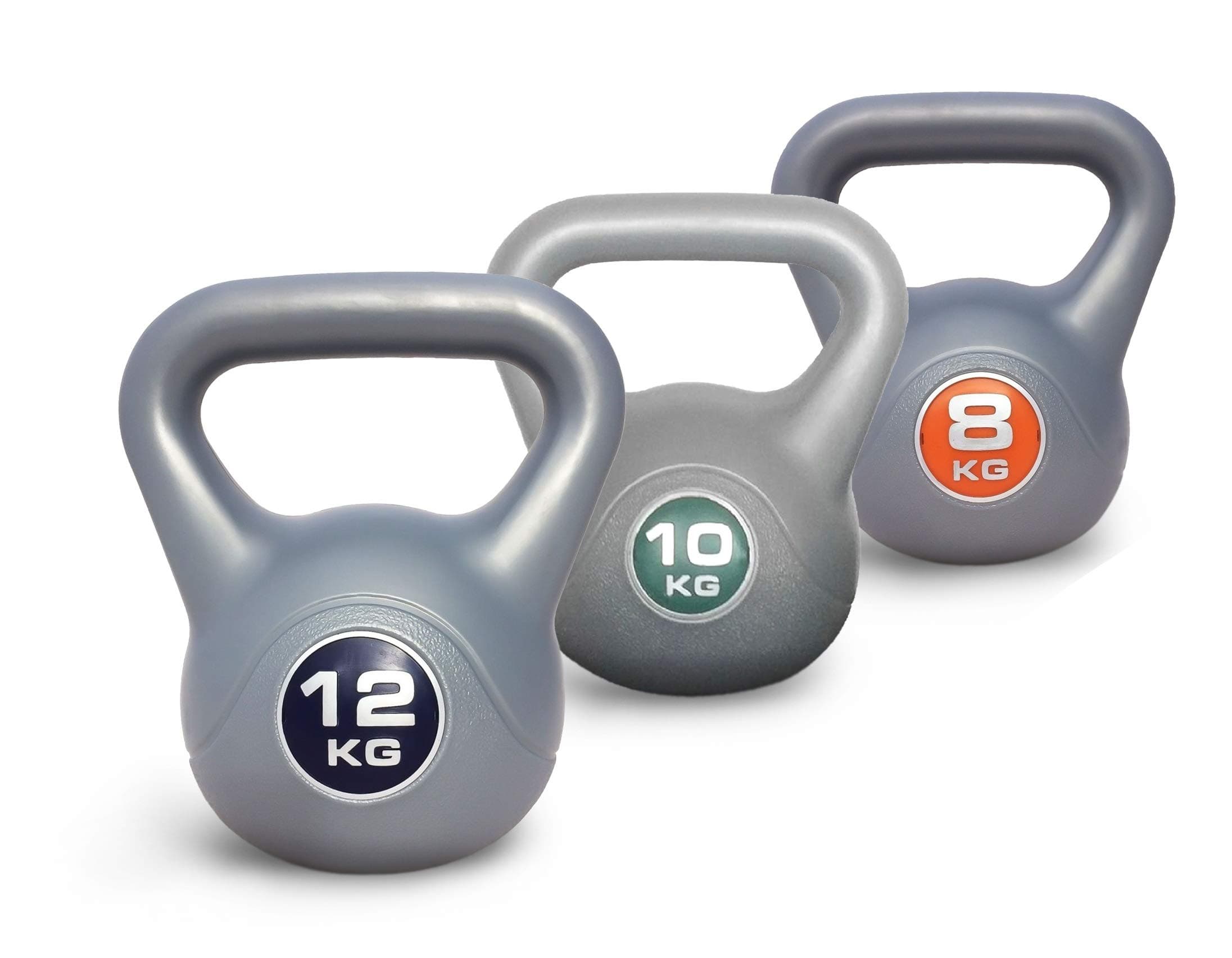 UK Fitness Kettlebell Set of 3 Kettelbells 8kg 10kg 12kg INCLUDES VIDEO and UNLIMITED ON LINE CLASSES