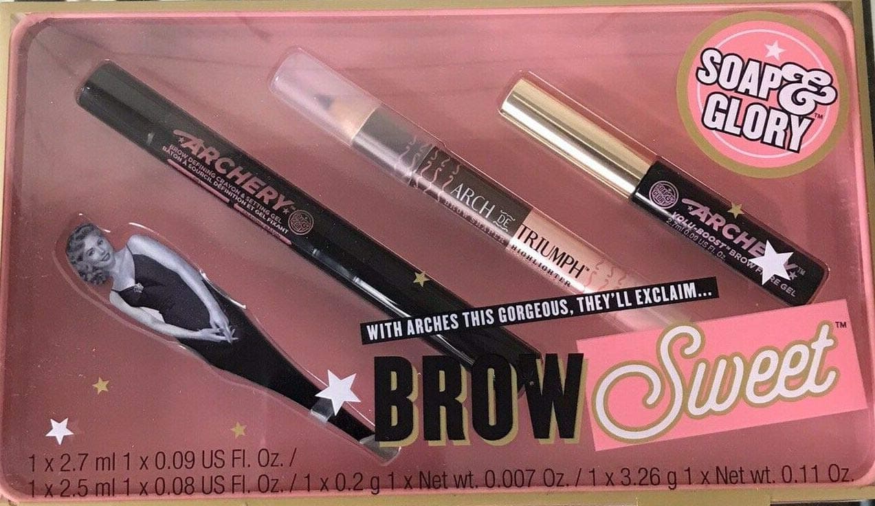 Soap & Glory 4 Piece Brow Sweet Set.For Brows That Wow
