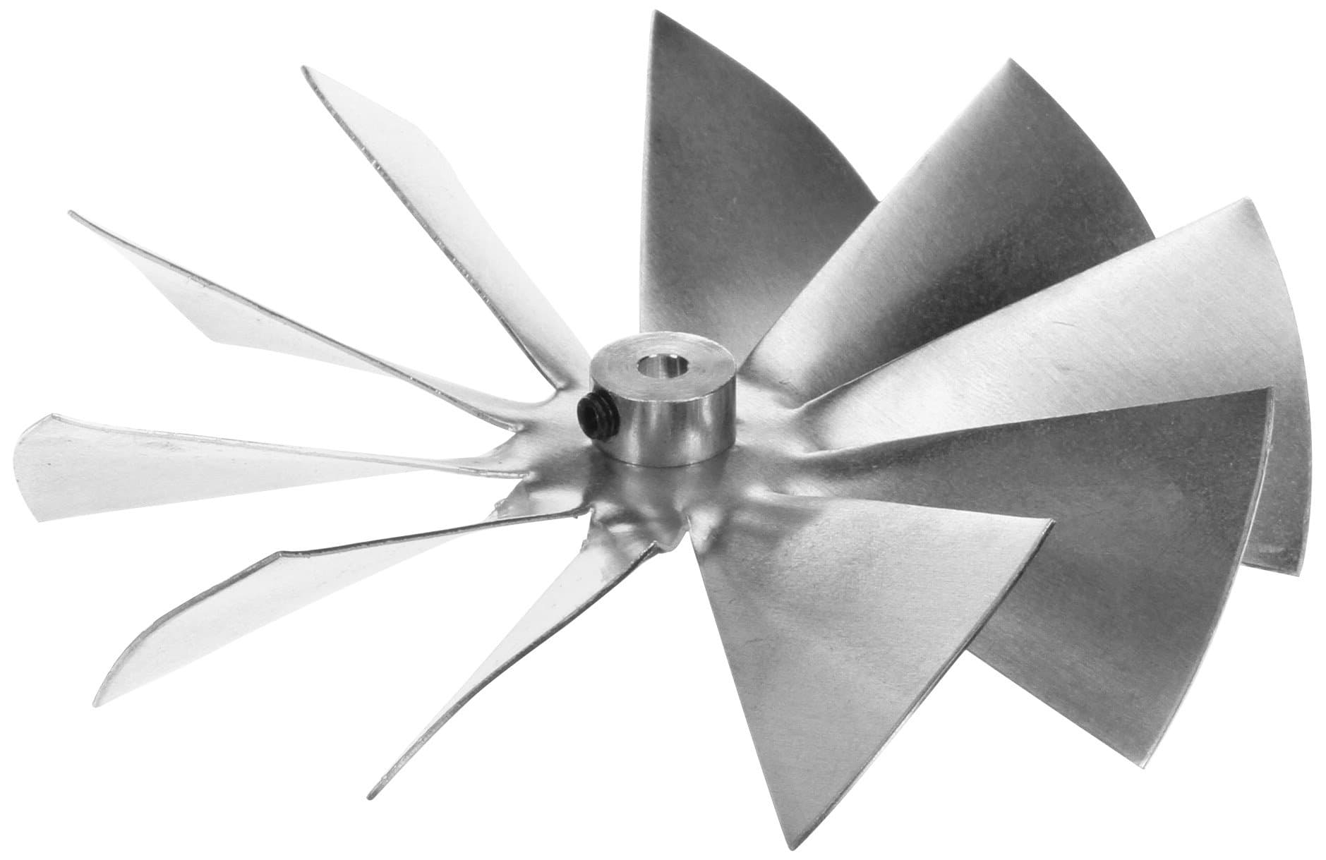 Baxter 01-1000V8-00117 Aluminum Fan Blade, 5" Diameter