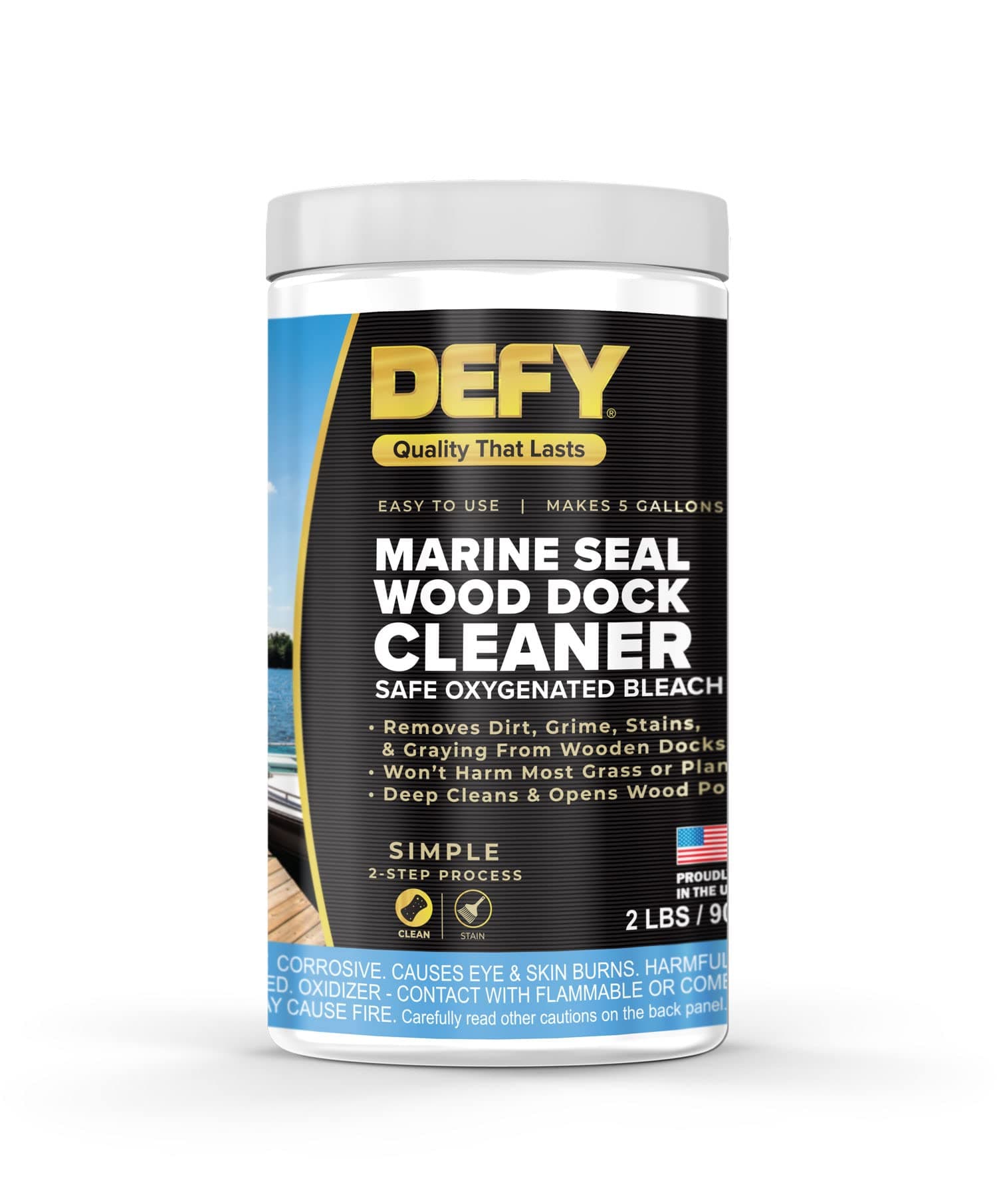 Marine Seal Wood Dock Cleaner, 2 LB