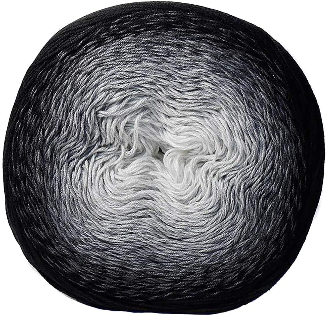 Yarn Art YarnArt Flowers Yarn 55% Cotton 45% Acrylic 250gr 1094yds Multicolor Cotton Yarn Rainbow Crochet Yarn Spring Summer - 1 Fine Sport Skein (253)