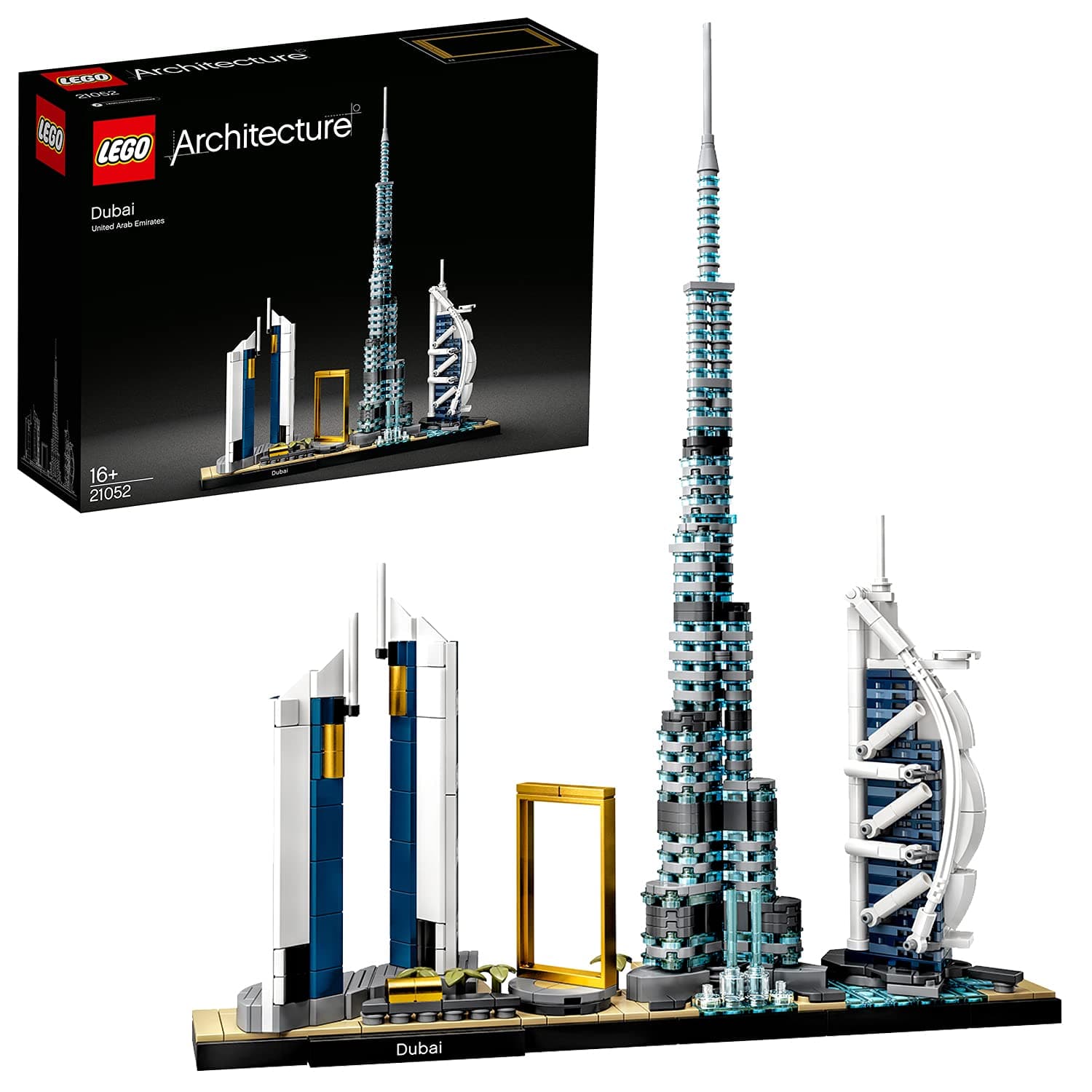 21052 Architecture Dubai Model, Skyline Collection, Collectible Building Set
