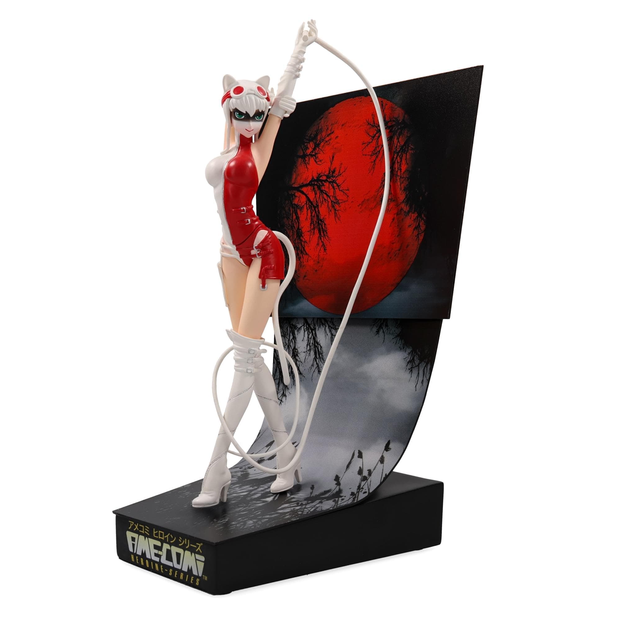 DC Comics Catwoman 10 Inch AME-Comi Premium Motion Statue - Kabuki Variant Multicolor