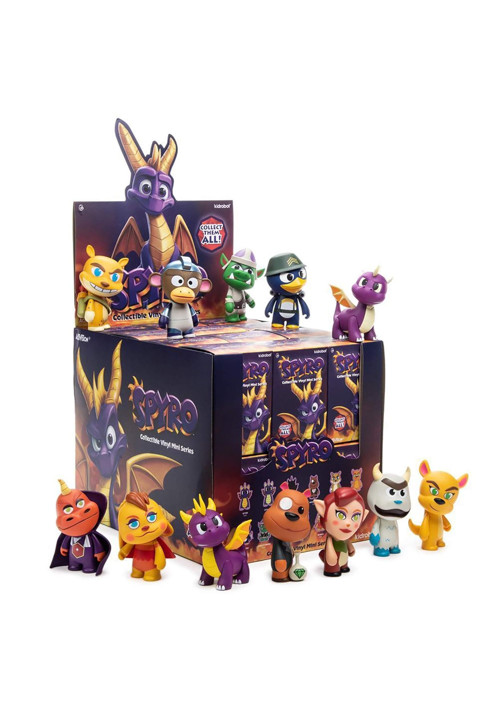 Kidrobot Spyro Mini Blindbox Series Standard