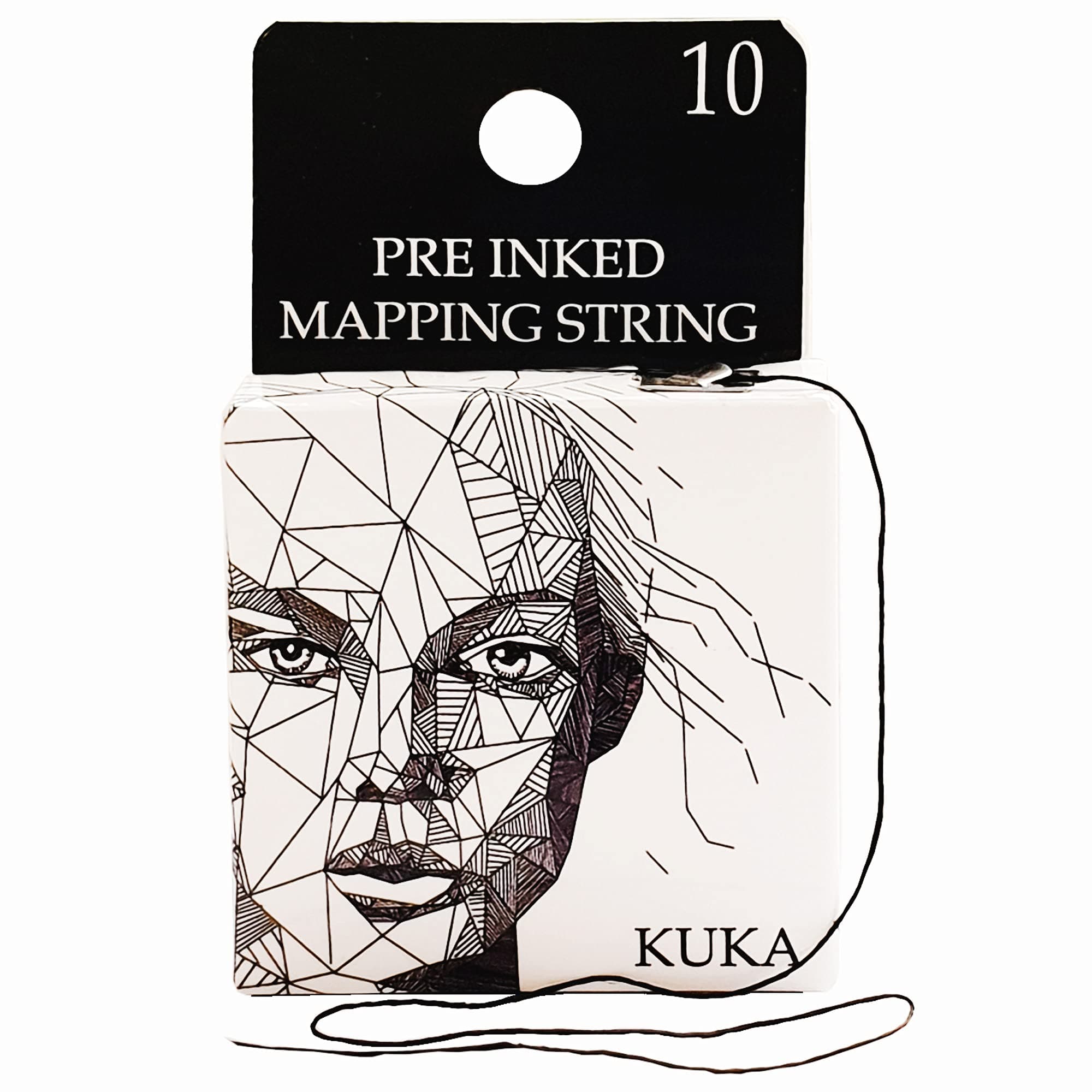 Pre-Inked Eyebrow Mapping String (10M) Black