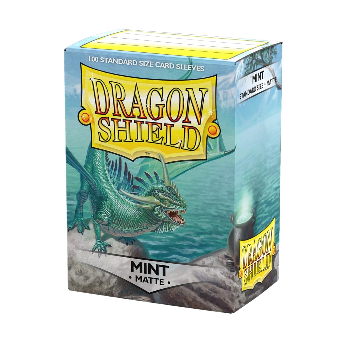 Deck Protective Sleeves for Gaming Cards, Standard Size (100 sleeves), Matte Mint - AT-11025