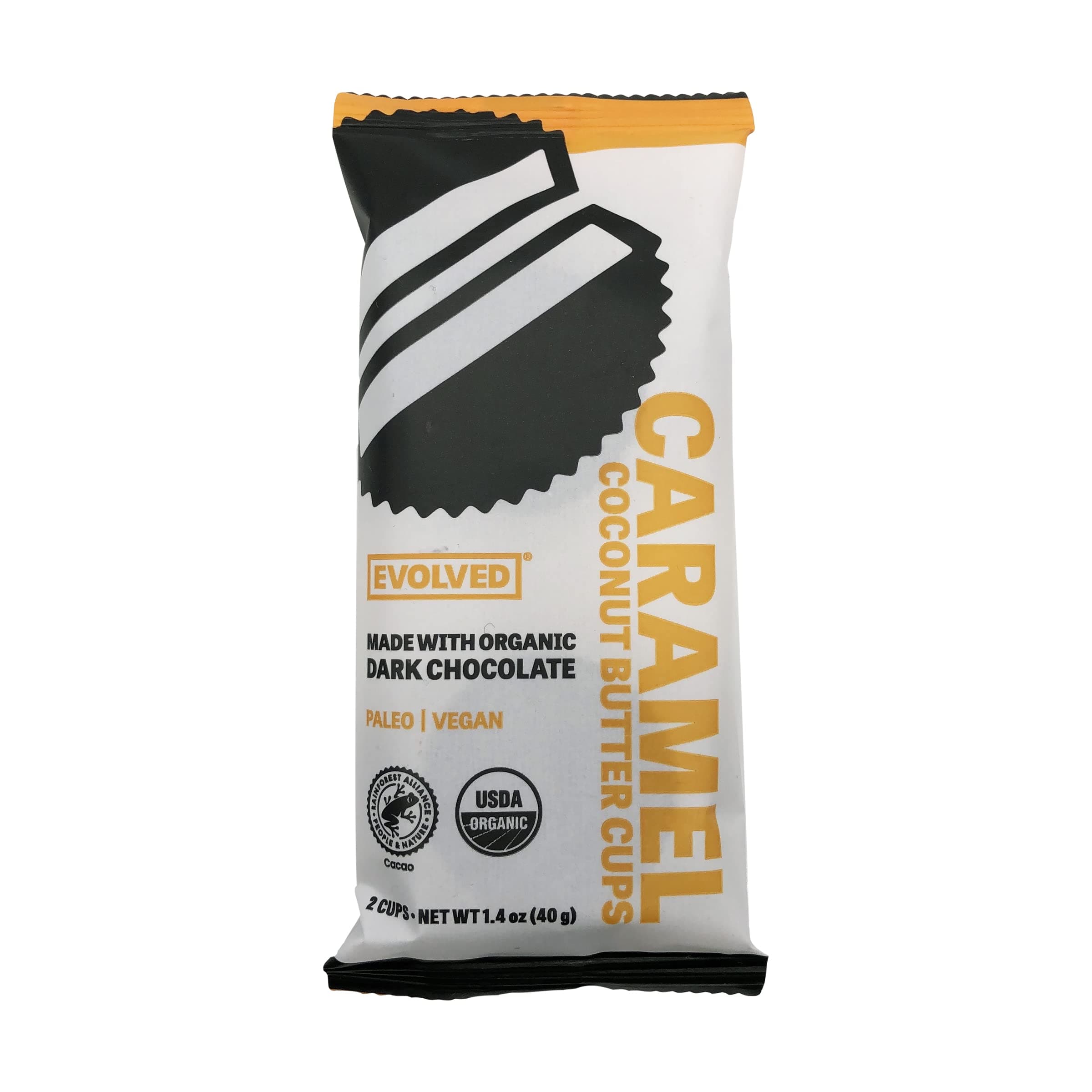 Eating Evolved Dark Chocolate Coconut Butter Cups Caramel Sea Salt, 1.5 oz