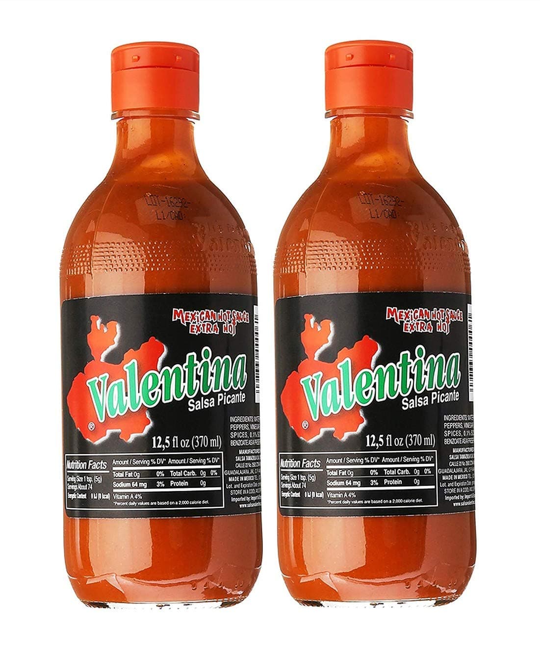 Salsa Picante Mexican Hot Sauce Extra Hot (2 Pack, Total of 25fl.oz)