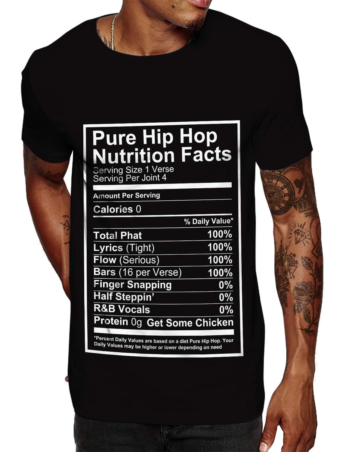 Swag PointMen’s Graphic T Shirts – 100% Cotton Casual Streetwear Hipster Hip Hop Tshirts Short Sleeve Print Tops