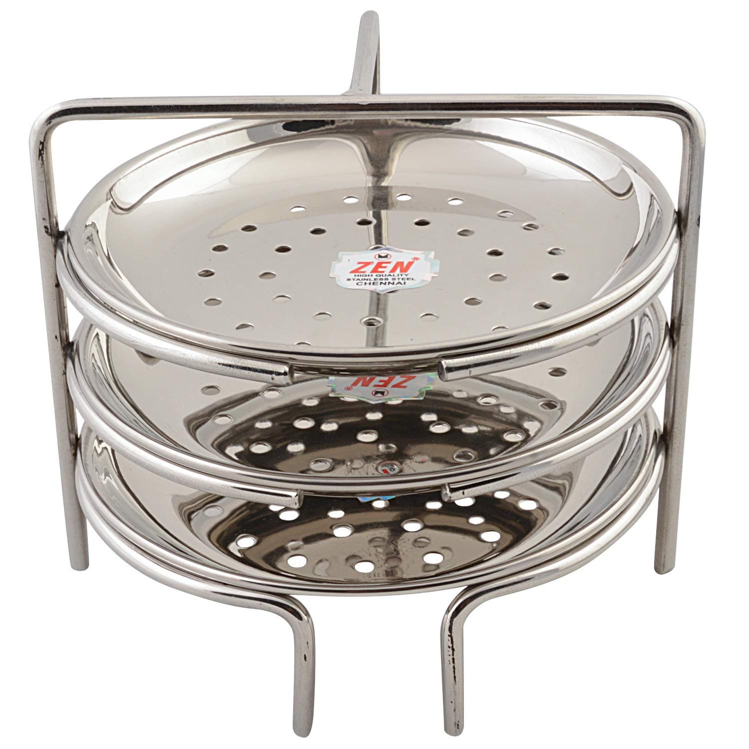 Jain ステンレススチール イディアパムスタンド プレート3枚 シルバー