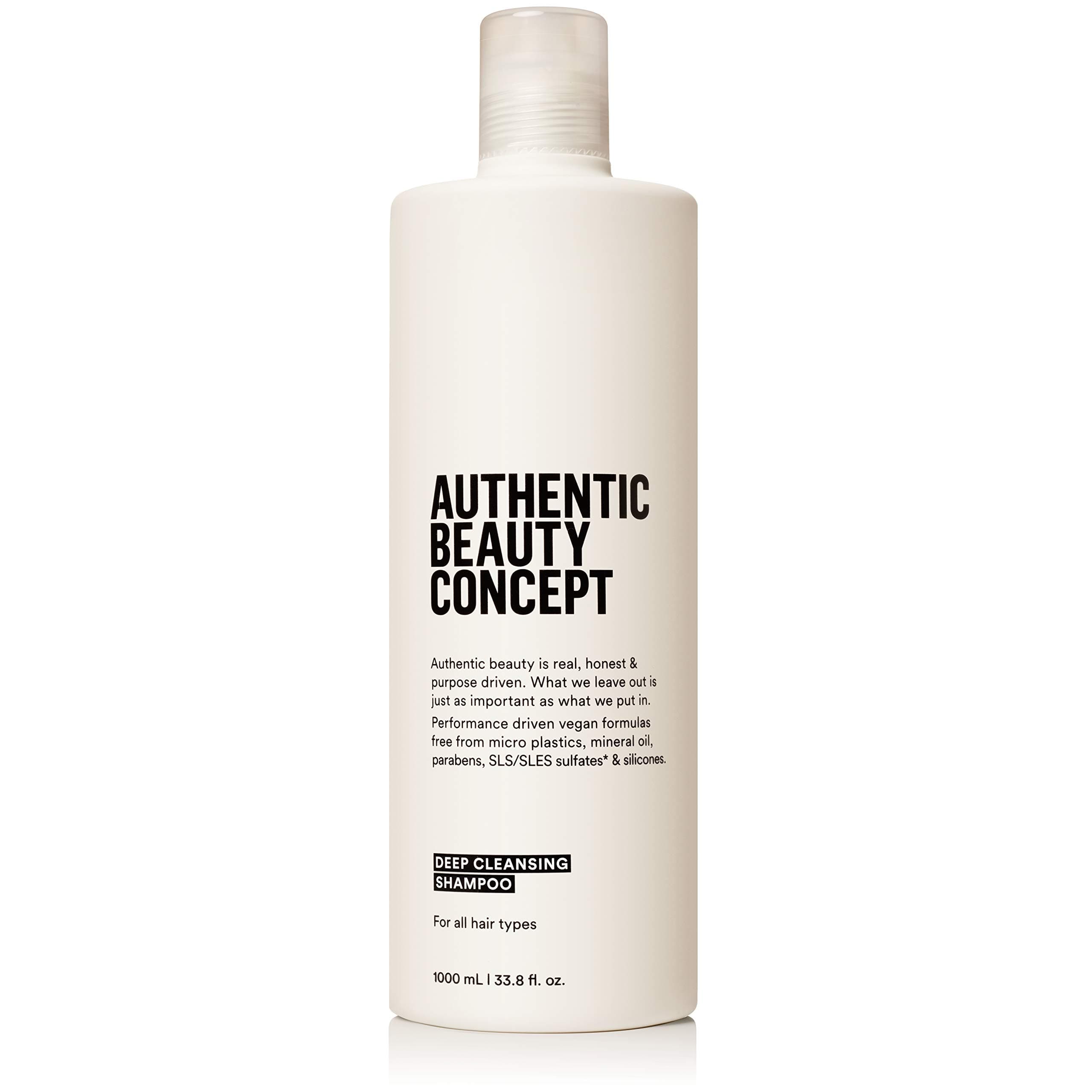 Authentic Beauty ConceptDeep Cleansing Shampoo | All Hair Types | Removes Impurities & Grease | Vegan & Cruelty-free | Sulfate-free | 33.8 fl. oz.