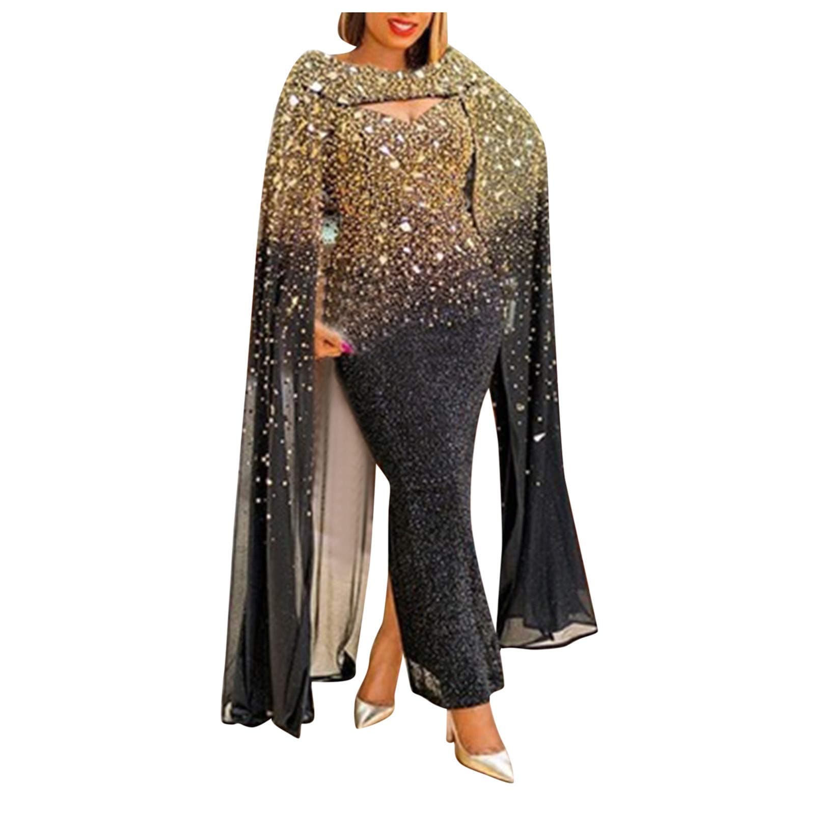 Nasty Dress Big Embroidered Dress Sexy Swing and Cloak Gold Women's Women's Dress Belted Dress