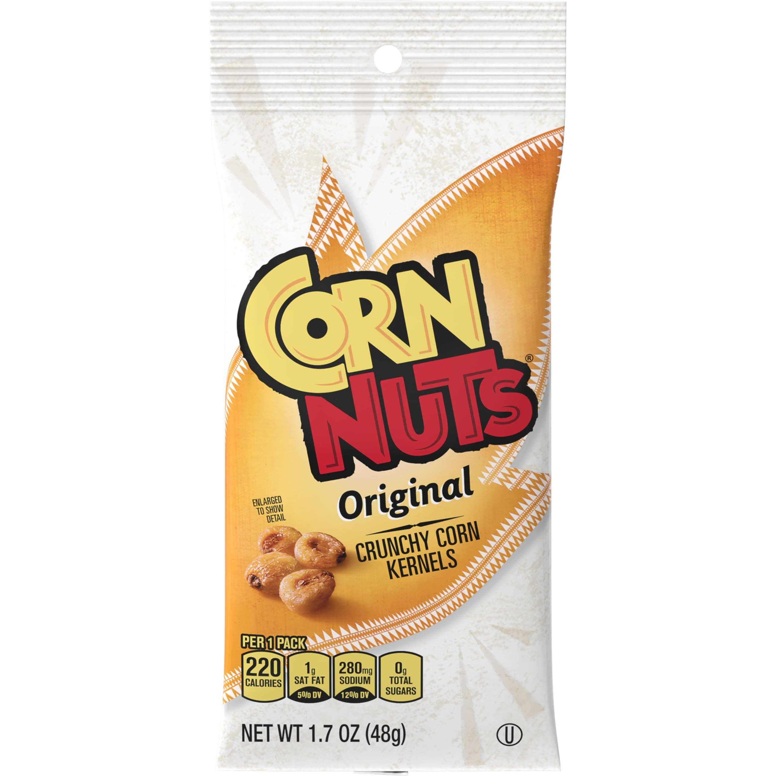 Original Crunchy Corn Kernels Snack, 18 Count(Pack of 1)