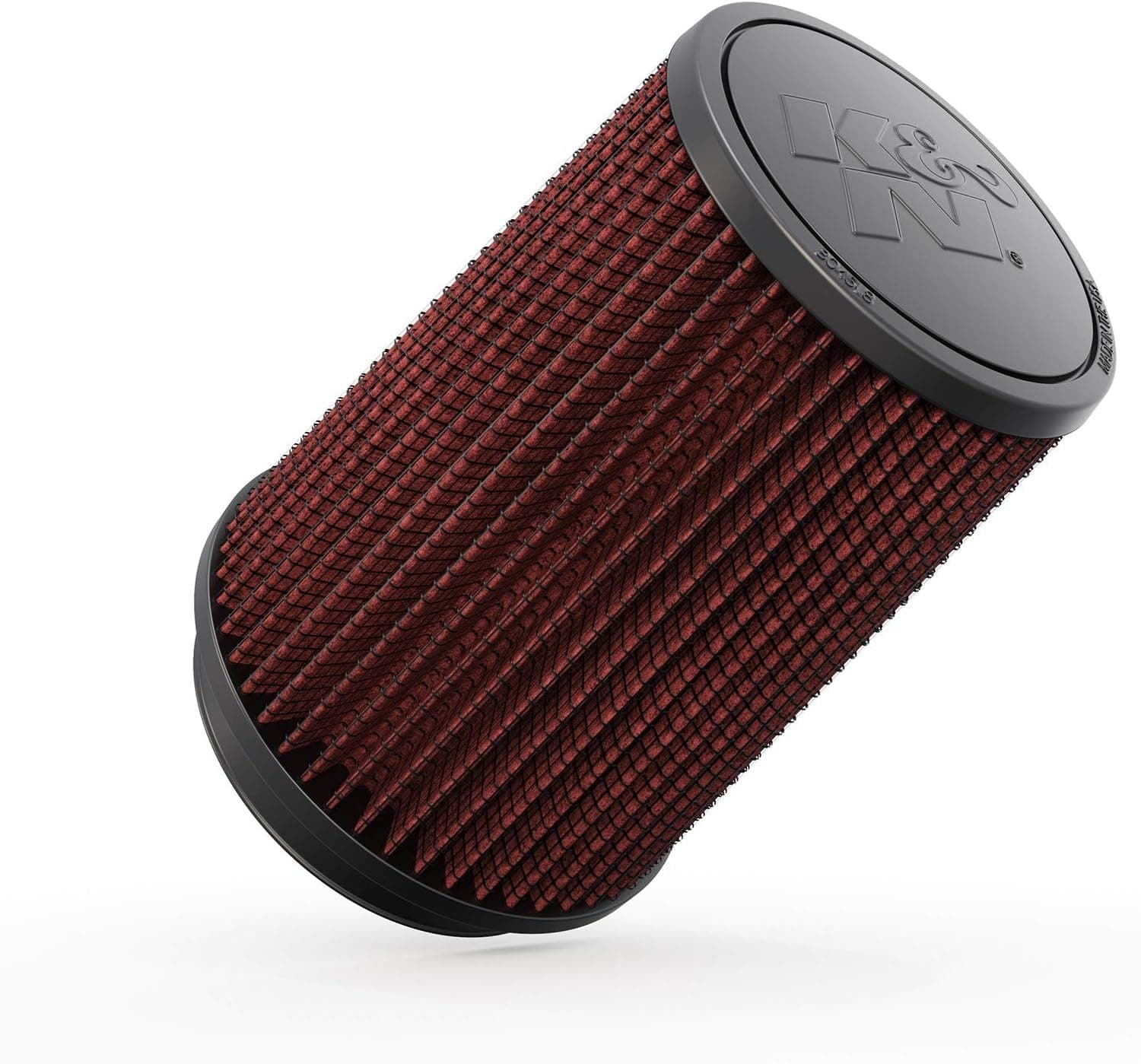 K&N High-Flow Original Lifetime Universal Clamp-On Air Filter: High Performance, Premium, Washable: Flange Diameter: 4 In, Filter Height: 7 In, Flange Length: 0.625 In, Shape: Round Tapered, RU-2590