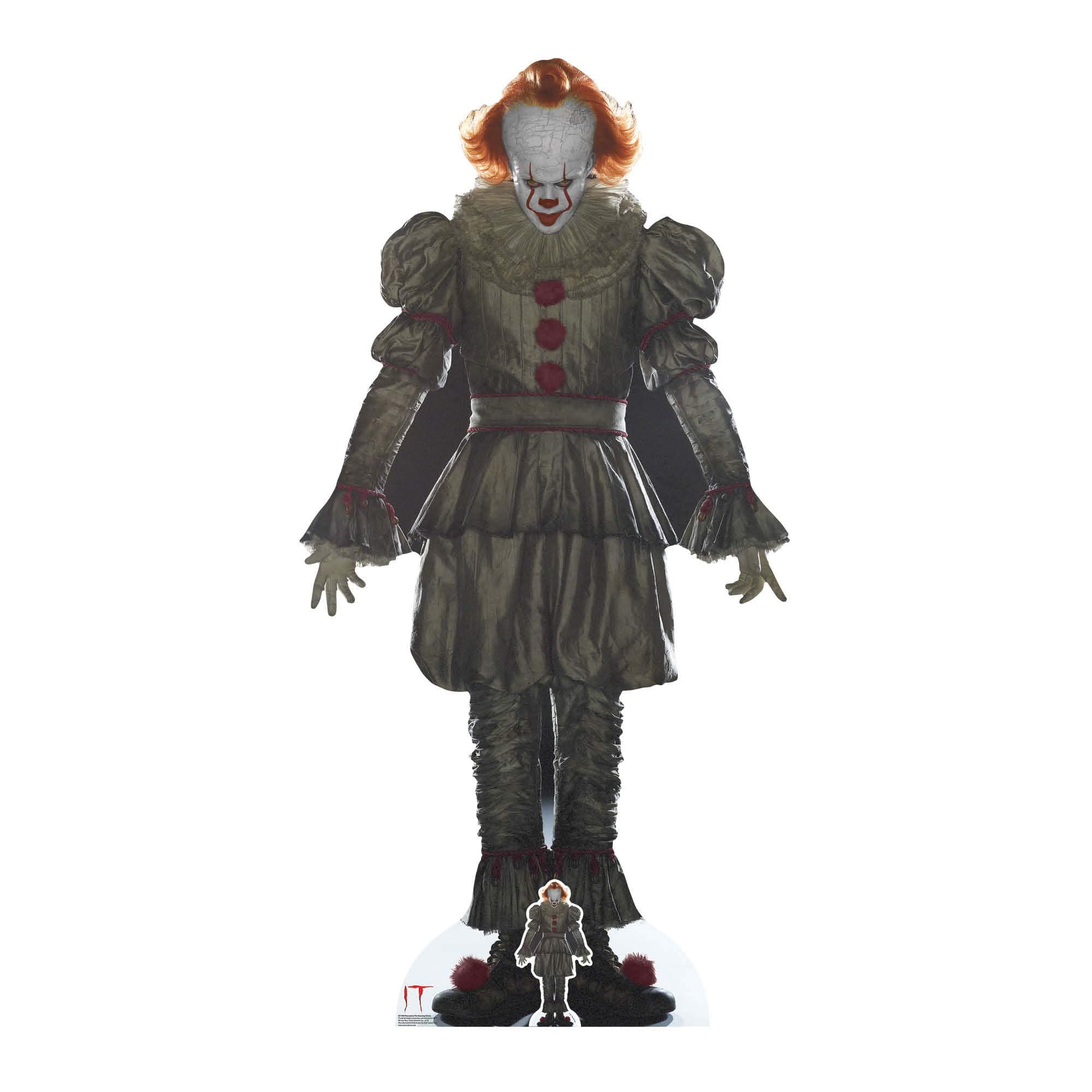 Star Cutouts SC1392 IT Pennywise Cardboard Cutout- Perfect for Halloween, Horror Collectors & Fans