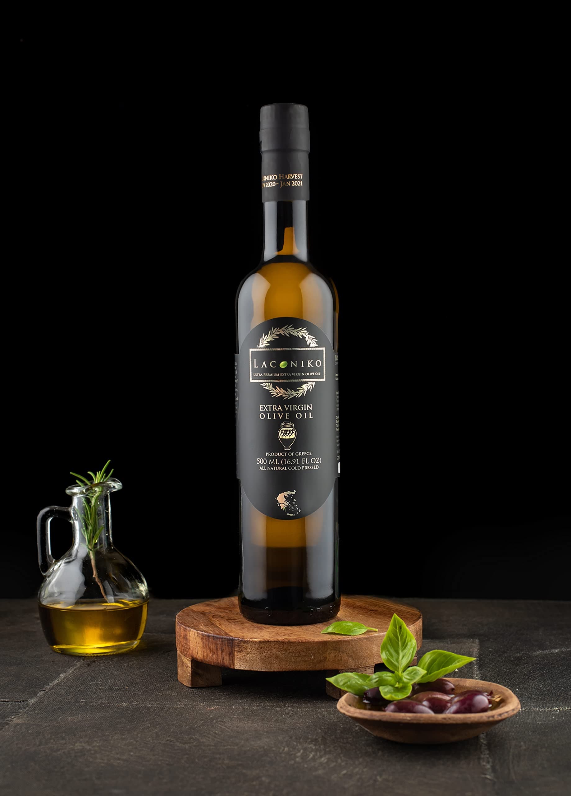 Laconiko Ultra Premium Extra Virgin Olive Oil | New 2025 HARVEST | NYIOOC 2025 GOLD MEDAL | MADE in GREECE | #1 MOST AWARDED GREEK OLIVE OIL BRAND | BEST Olive Oil From Greece - 2025 Athena
