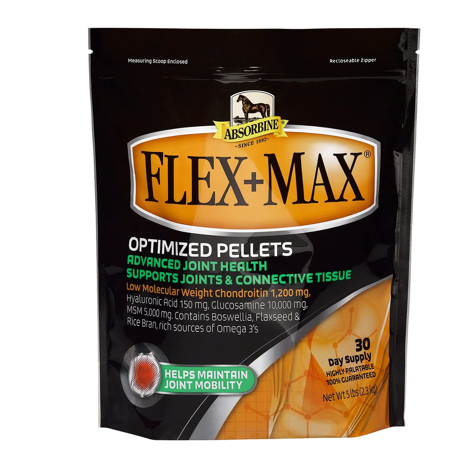 W F YOUNG INC Flex+ Max Joint Pellets For Horses, 30-Day Supply