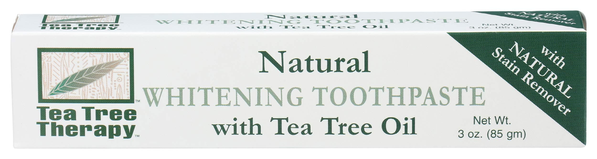 Tea Tree TherapyNatural Whitening Toothpaste, with Tea Tree Oil, 3 oz (85 g)