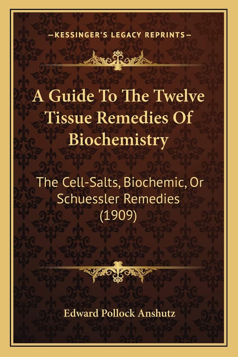 A Guide To The Twelve Tissue Remedies Of Biochemistry: The Cell-Salts, Biochemic, Or Schuessler Remedies (1909) Paperback – September 10, 2010