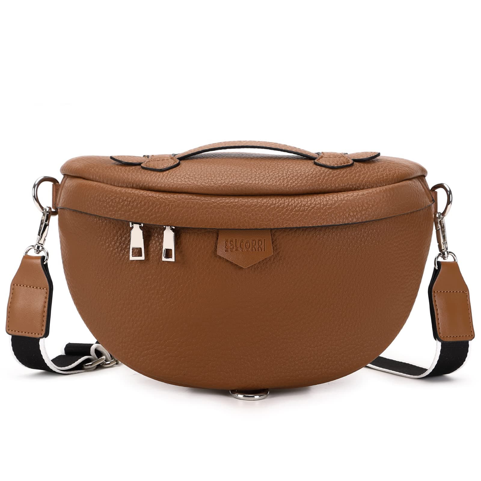Crossbody Bags for Women - Fashion Sling Purse Shoulder Bag Fanny Pack Leather Causal Chest Bum Bag Cross Body Purse