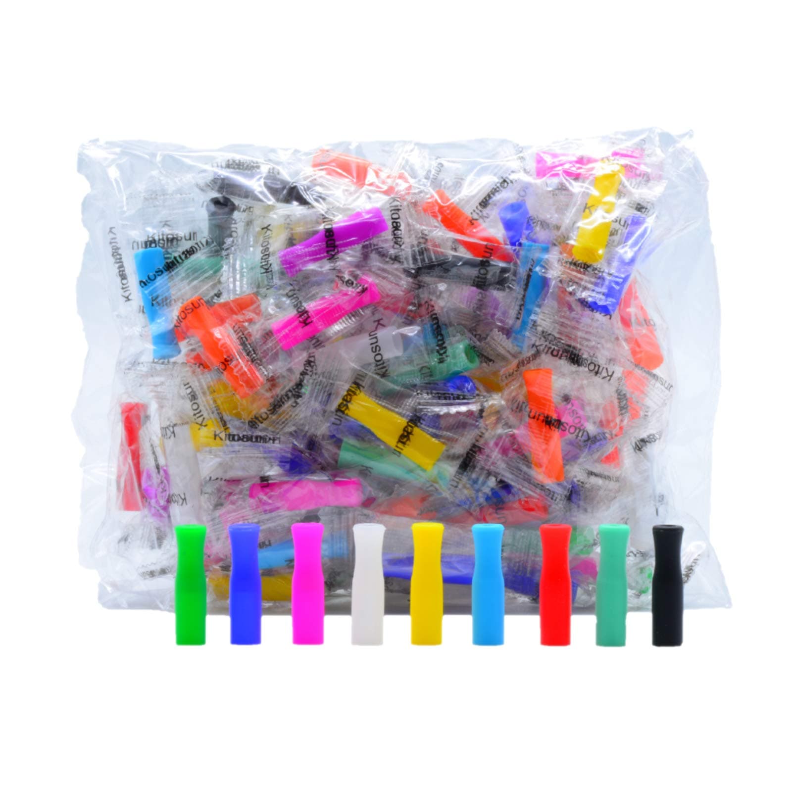 Silicone Straws Tips 100PCS