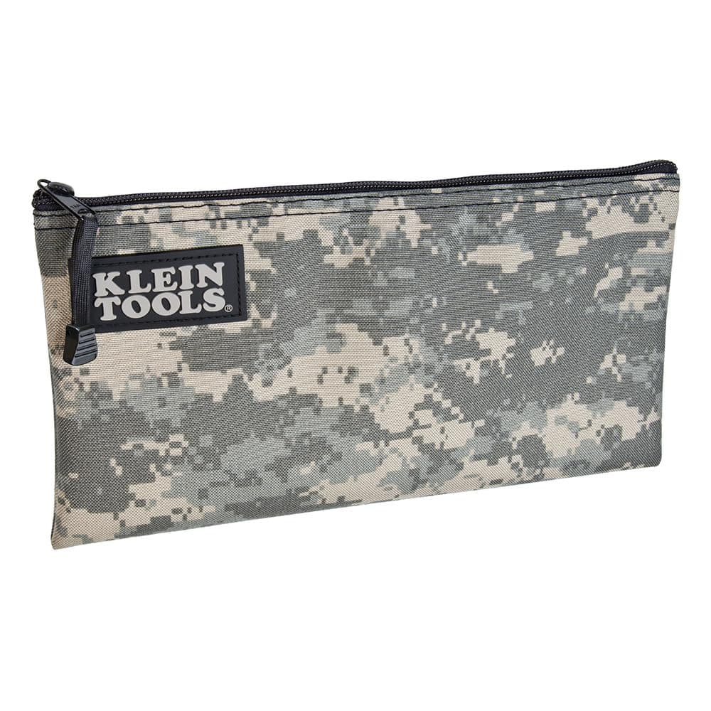 5139C Zipper Bag, Camouflage Cordura Nylon Tool Pouch with Heavy-Duty Zipper Close, 12.5 x 7-Inch