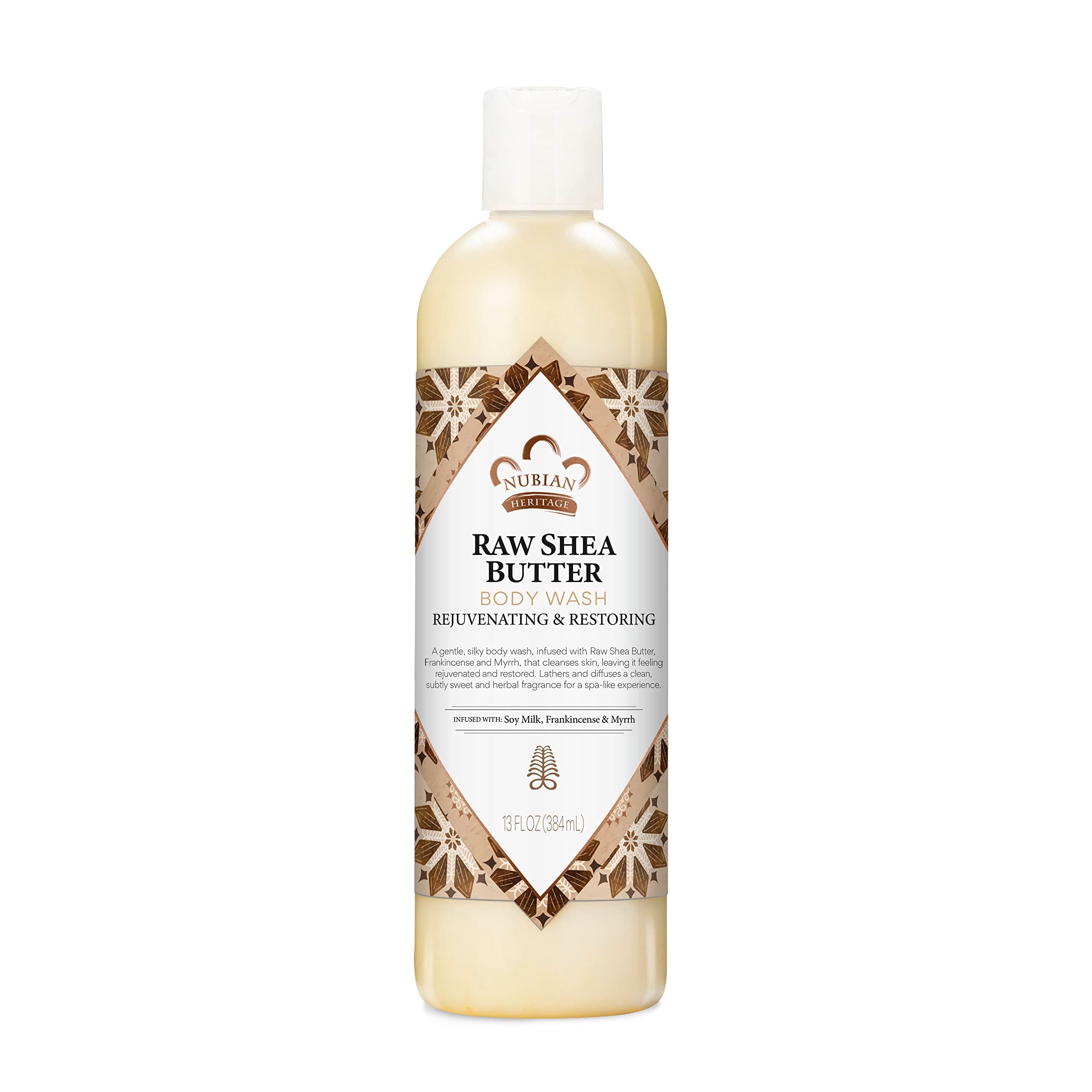 Nubian Heritage Raw Shea Butter Body Wash for Unisex 13 oz Body Wash
