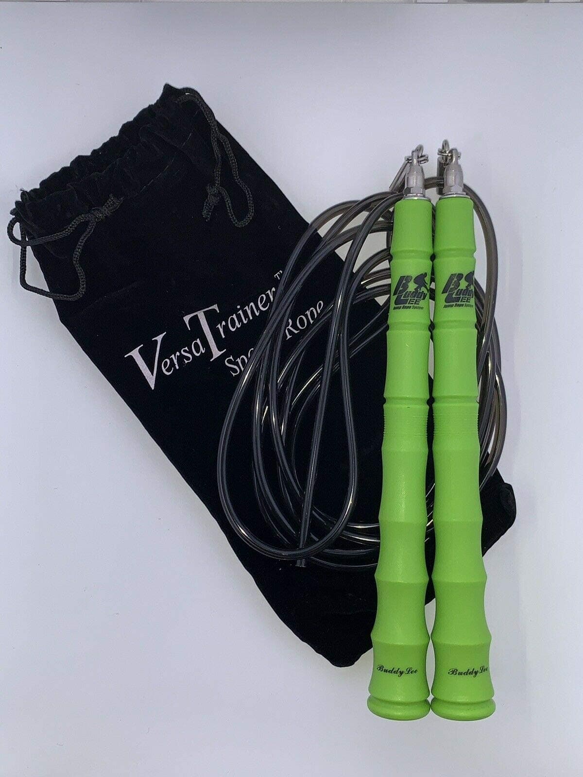 Buddy Lee | Dark Green Jump Rope | Versatrainer Jump Rope with Swivel Bearings