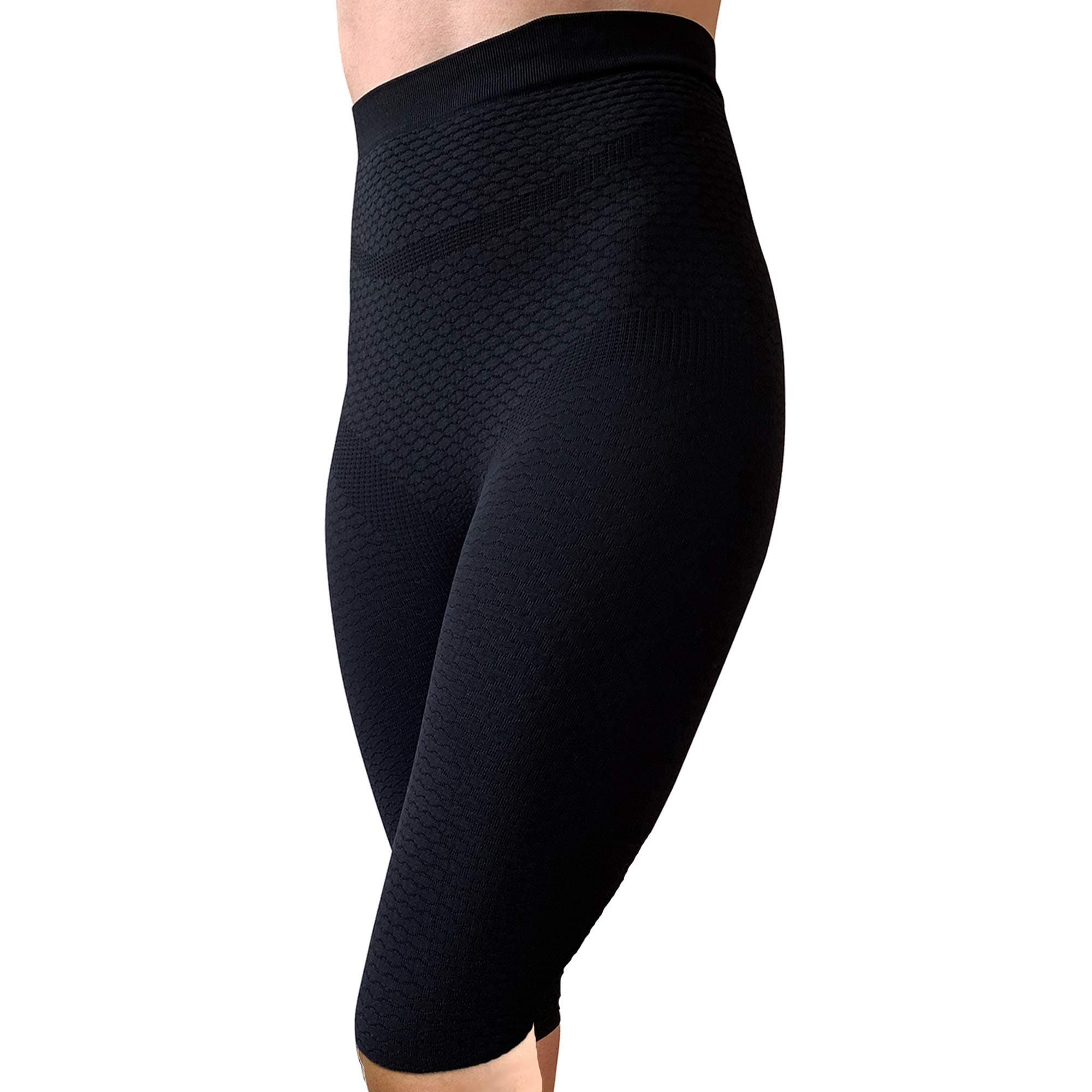 Compression Shorts with Bioactive Raised Massaging Knit for Support and Comfort