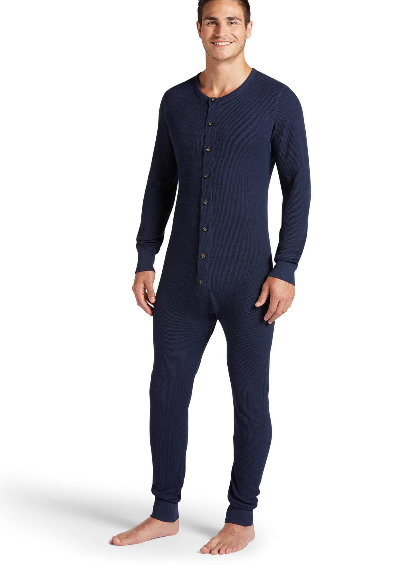Jockey Men's Underwear Waffle Union Suit