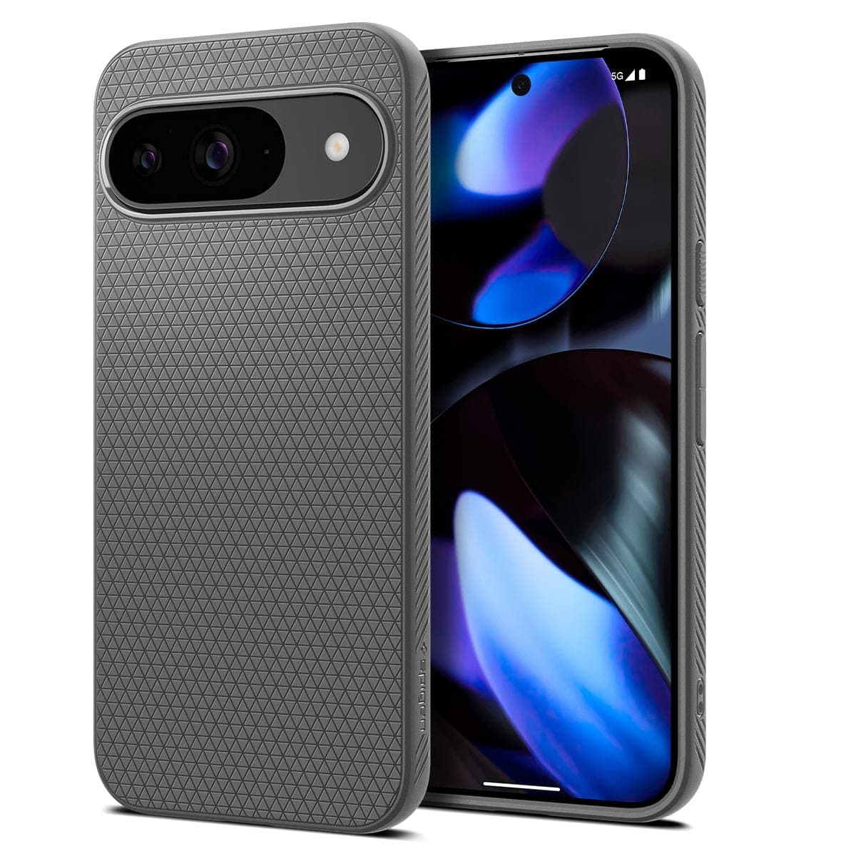 Spigen Liquid Air designed for Google Pixel 9 case Pixel 9 PRO case cover - Marble Gray