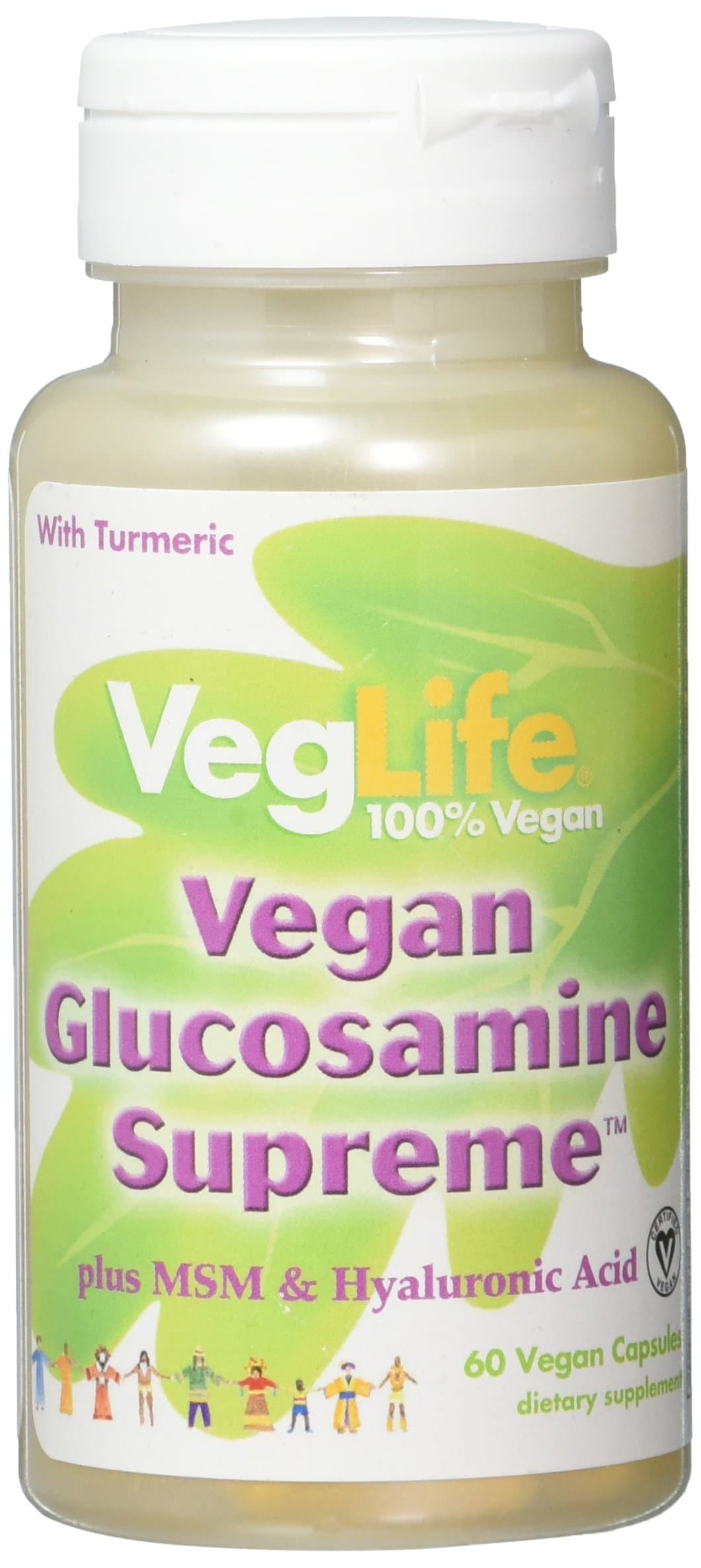 VegLife Glucosamine Supreme Vegan, Veg Cap (Btl-Plastic) 60ct