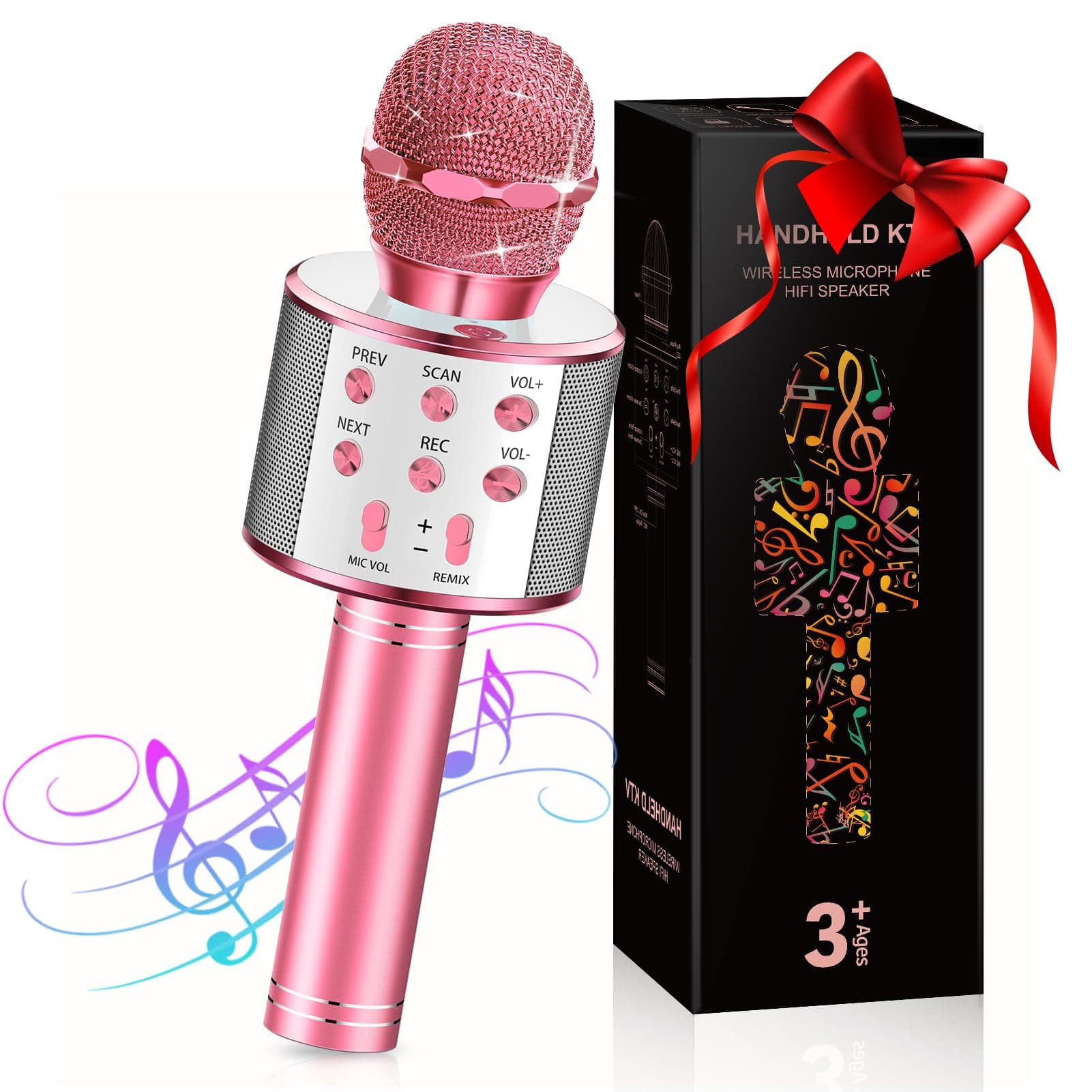 Girls Toys Age 3-12, Gifts for 3-10 Year Old Girls Boys Microphone for Kids Toys Age 3-10 Girls Gifts Easter Gifts for Kids Child Birthday Gifts 1