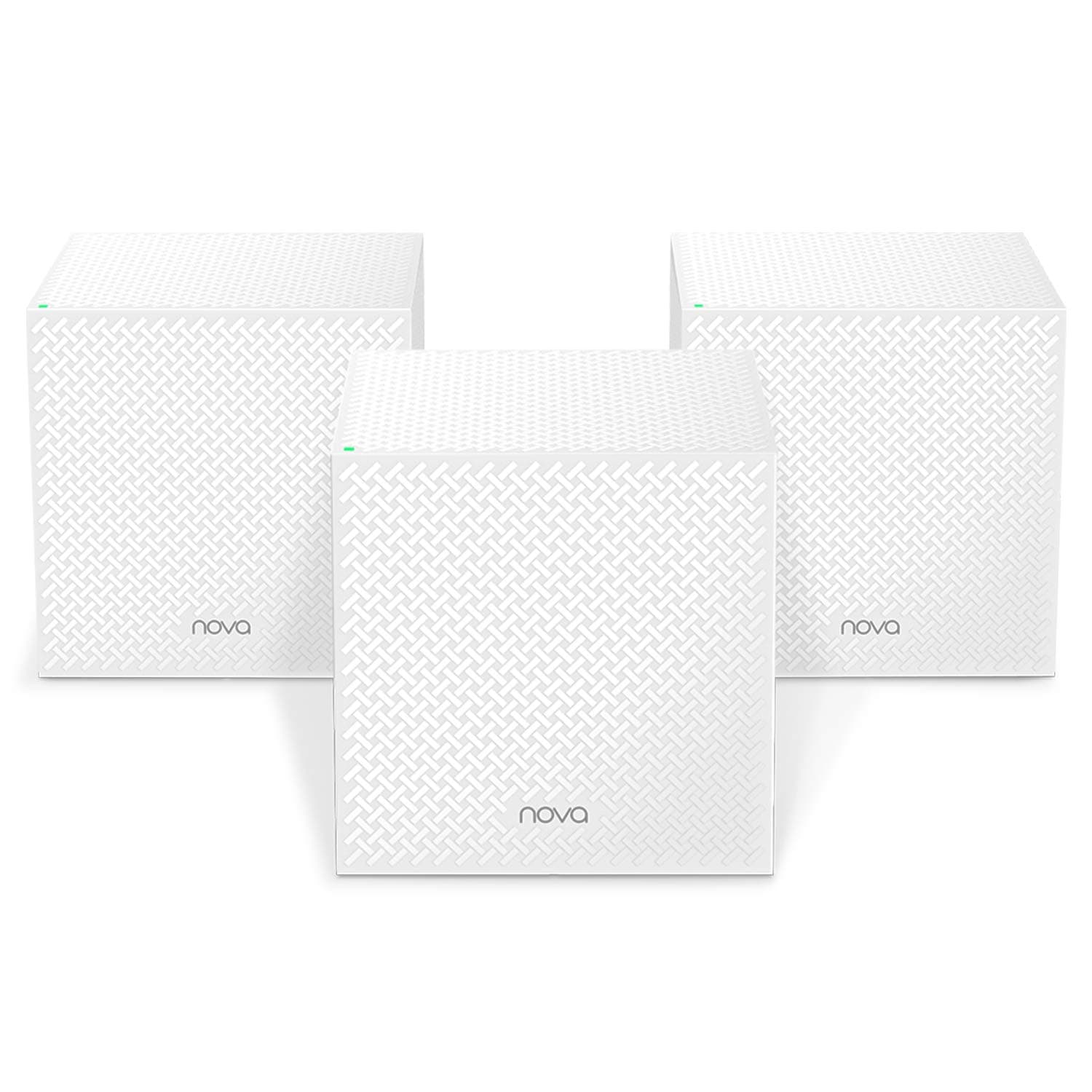 Nova Tri-band Mesh WiFi System (MW12)-Up to 6000 sq.ft. Whole Home Coverage, Replaces WiFi Router and Extender, Gigabit Mesh Router, Parental Controls, Easy setup, 3-pack